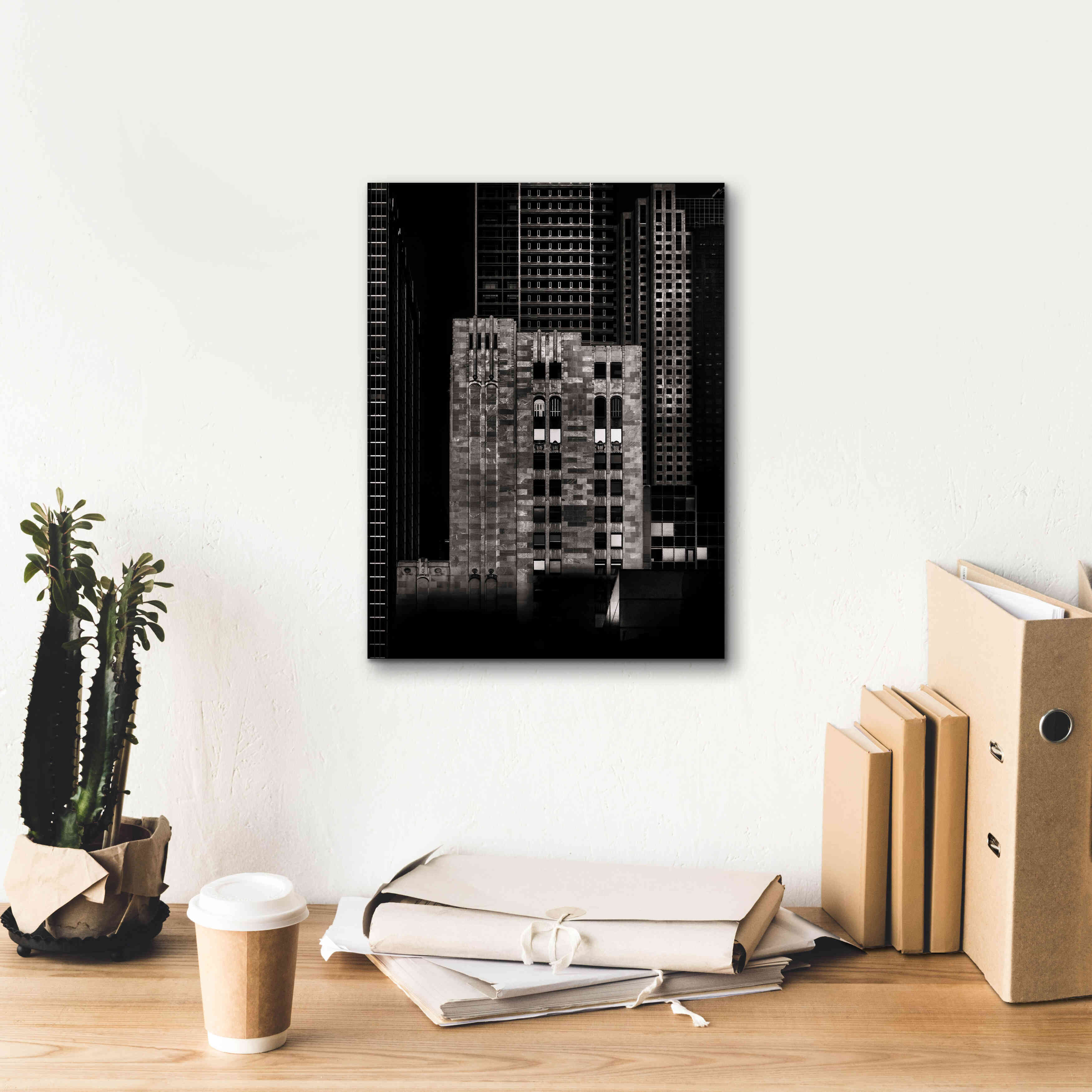 'Canada Permanent Trust Building No 1' by Brian Carson, Giclee Canvas Wall Art,12 x 16