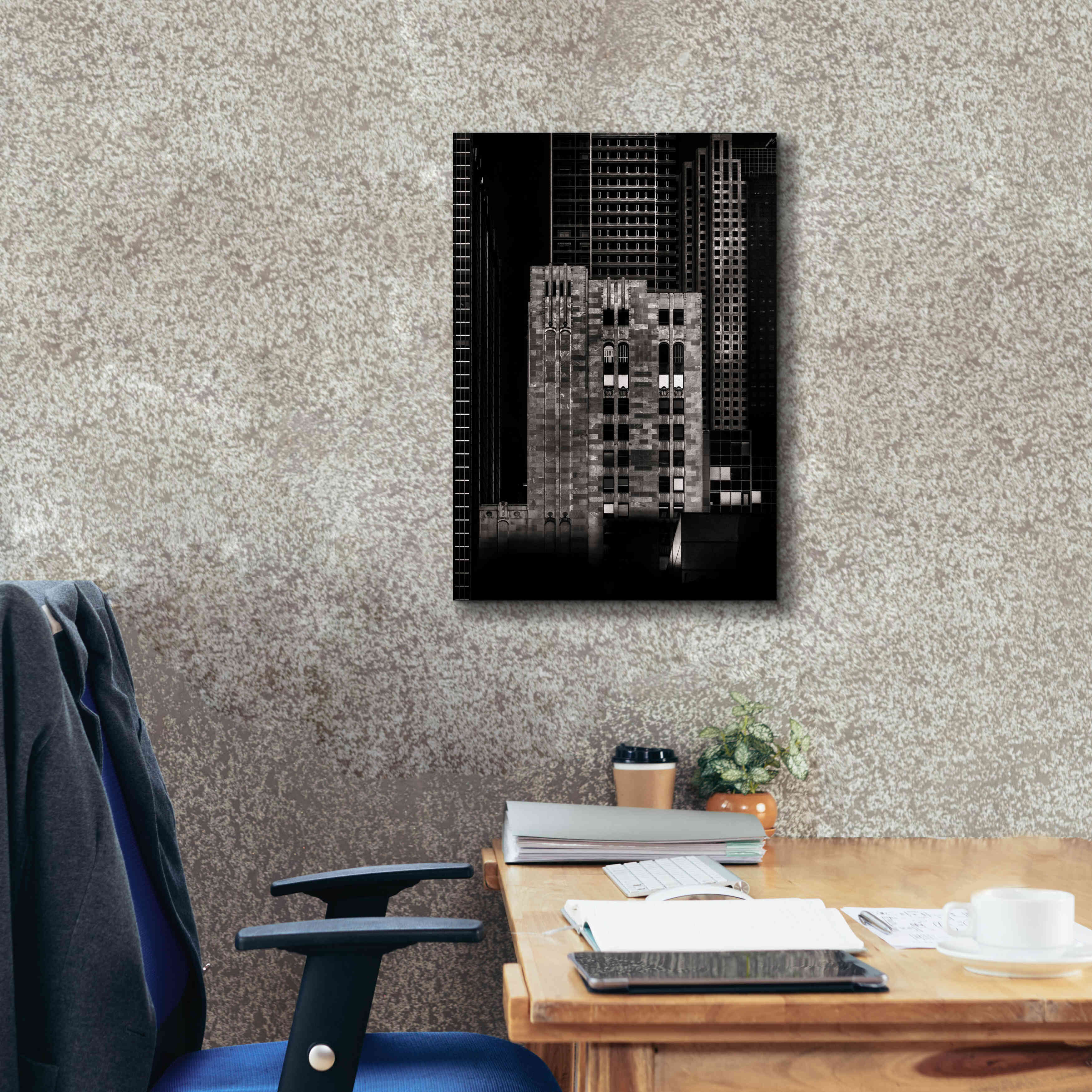 'Canada Permanent Trust Building No 1' by Brian Carson, Giclee Canvas Wall Art,18 x 26