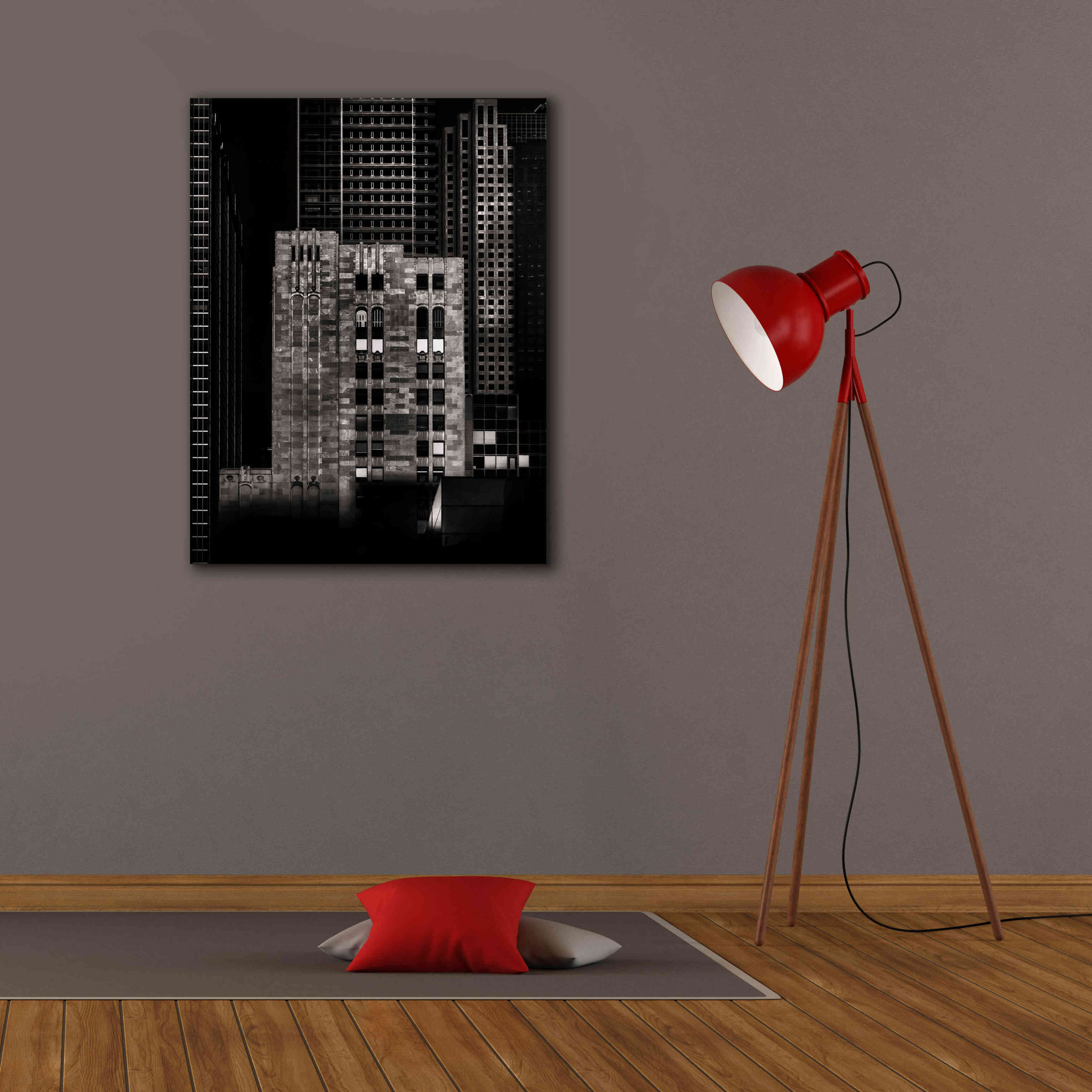 'Canada Permanent Trust Building No 1' by Brian Carson, Giclee Canvas Wall Art,26 x 34