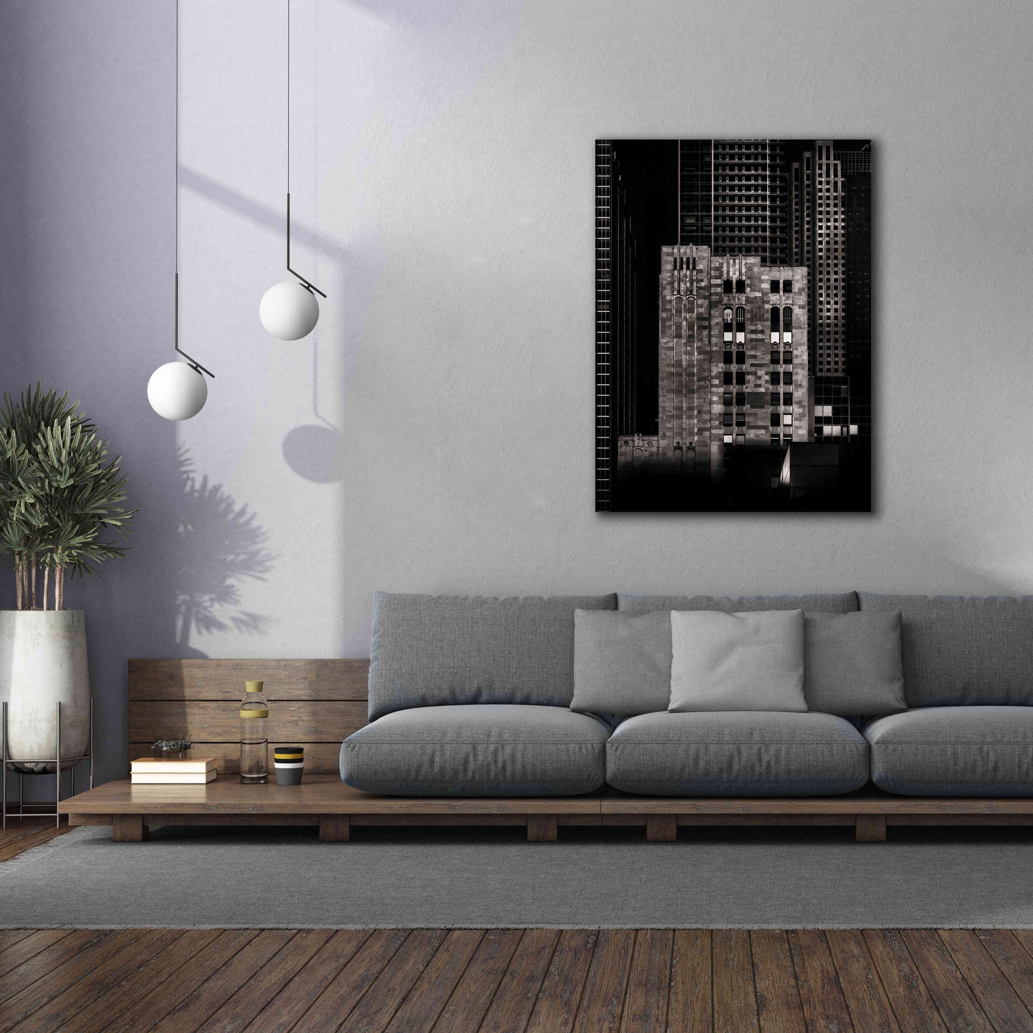 'Canada Permanent Trust Building No 1' by Brian Carson, Giclee Canvas Wall Art,40 x 54