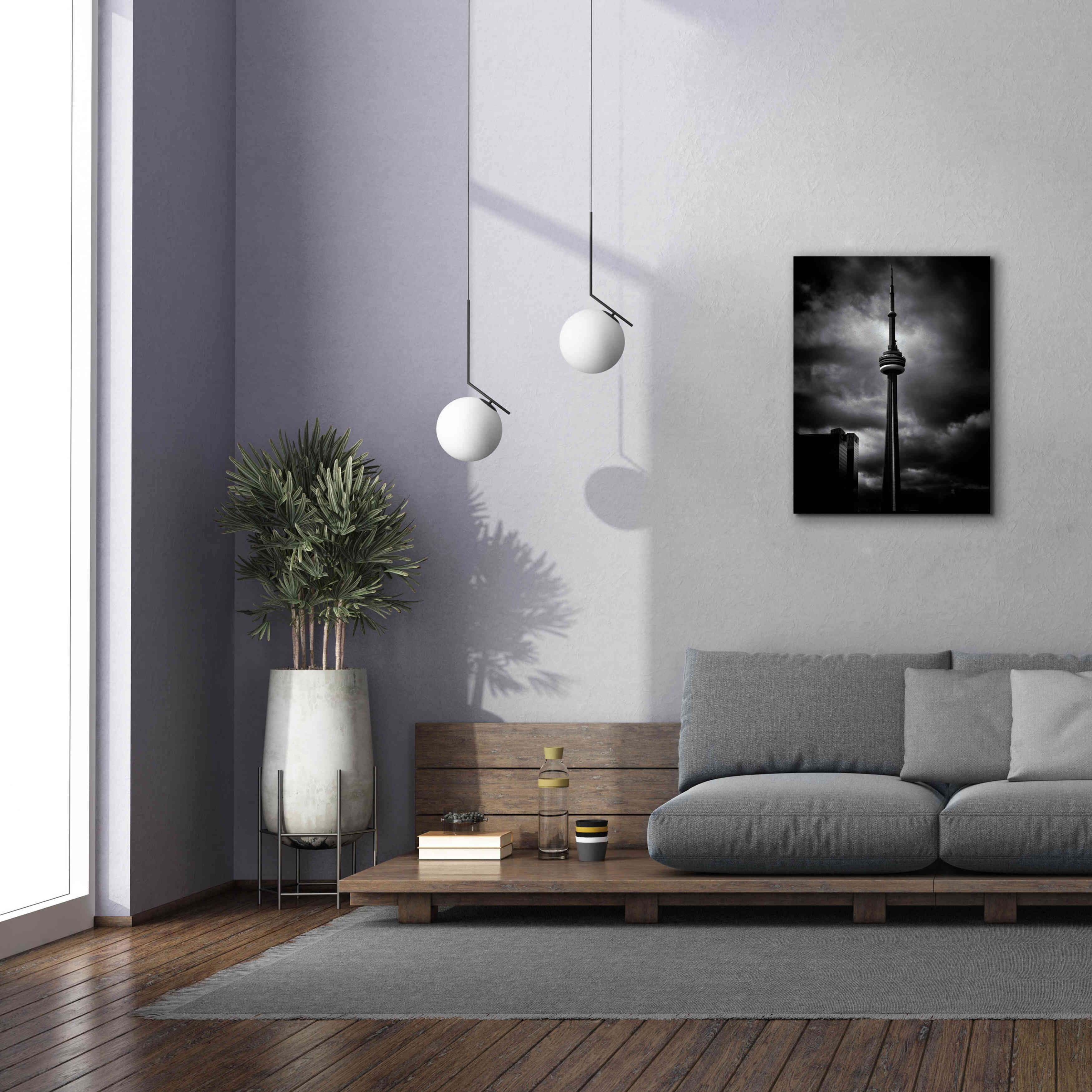 'CN Tower Toronto Canada No 6' by Brian Carson, Giclee Canvas Wall Art,26 x 34