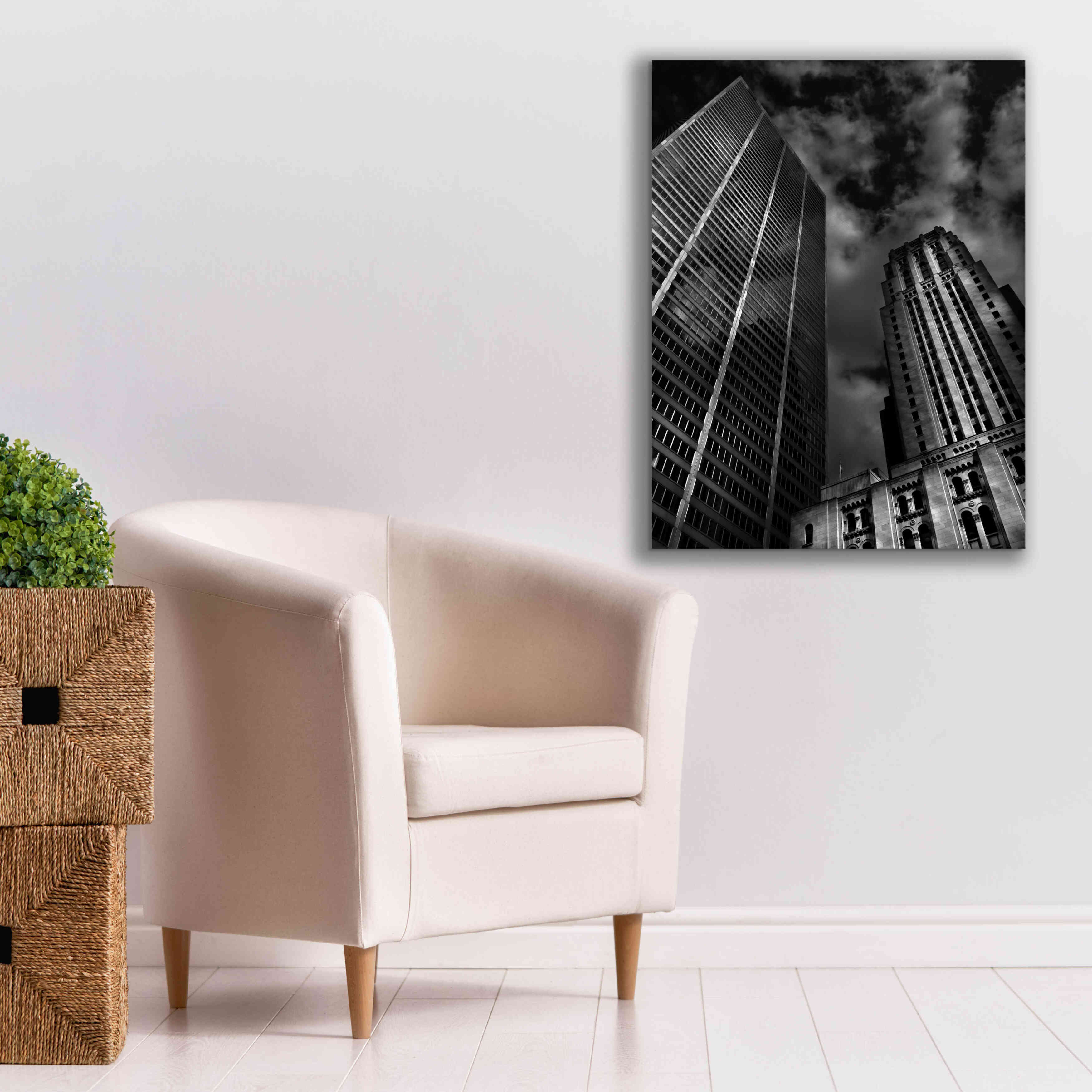 'Commerce Court Courtyard View No 1' by Brian Carson, Giclee Canvas Wall Art,26 x 34