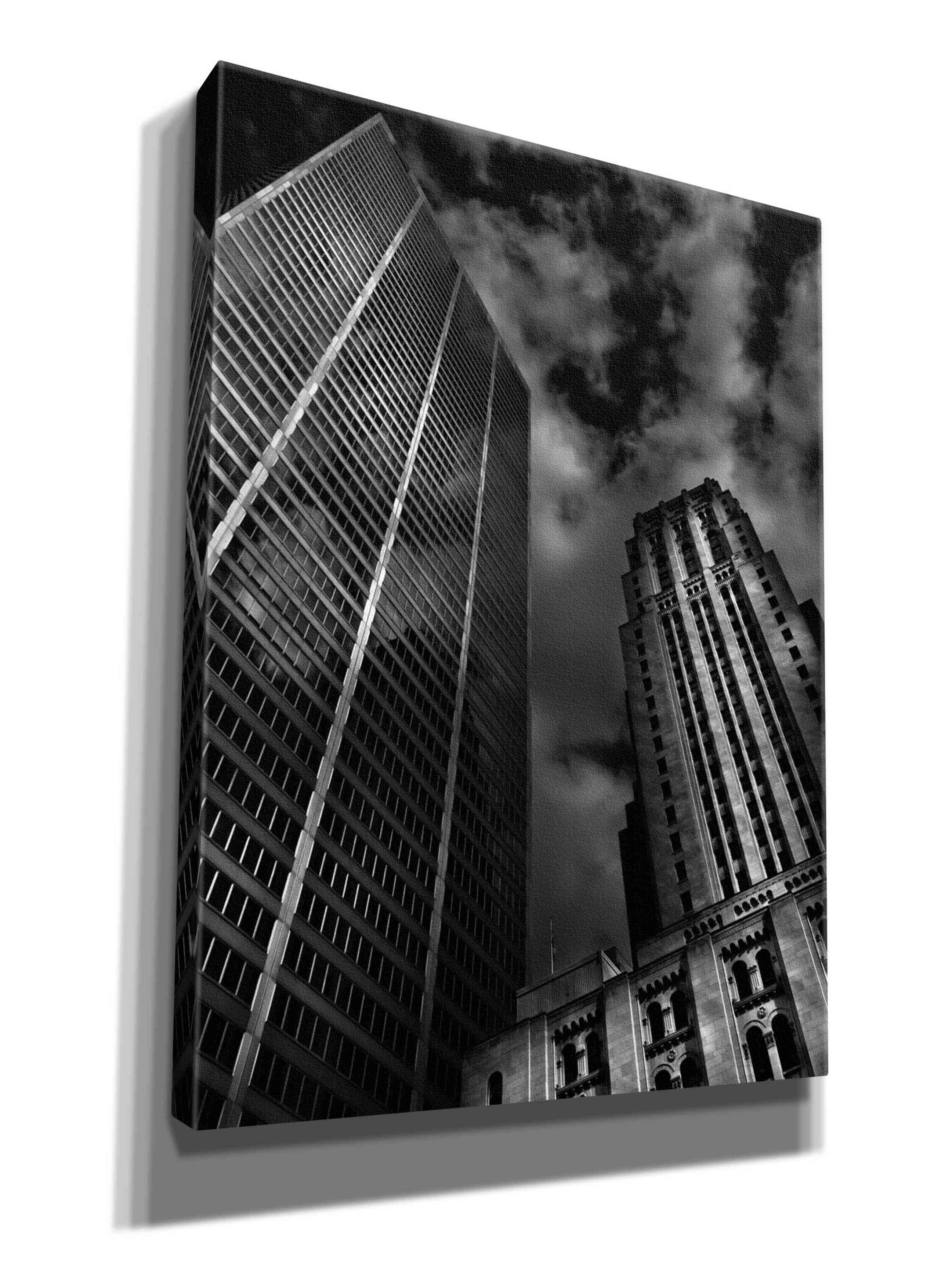 'Commerce Court Courtyard View No 1' by Brian Carson, Giclee Canvas Wall Art