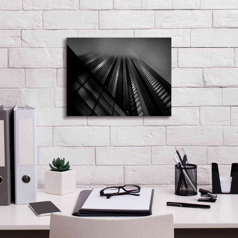 Image of 'Downtown Fogfest No 10' by Brian Carson, Giclee Canvas Wall Art,16 x 12