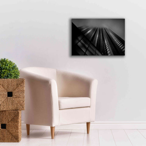 Image of 'Downtown Fogfest No 10' by Brian Carson, Giclee Canvas Wall Art,26 x 18