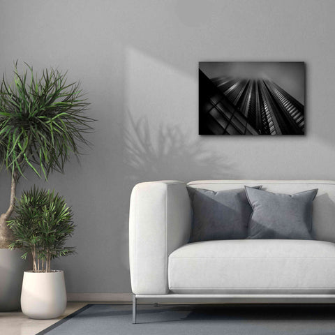 Image of 'Downtown Fogfest No 10' by Brian Carson, Giclee Canvas Wall Art,26 x 18