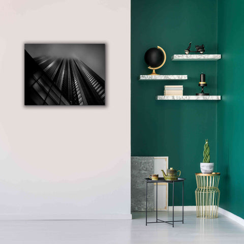 Image of 'Downtown Fogfest No 10' by Brian Carson, Giclee Canvas Wall Art,34 x 26