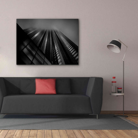 Image of 'Downtown Fogfest No 10' by Brian Carson, Giclee Canvas Wall Art,54 x 40