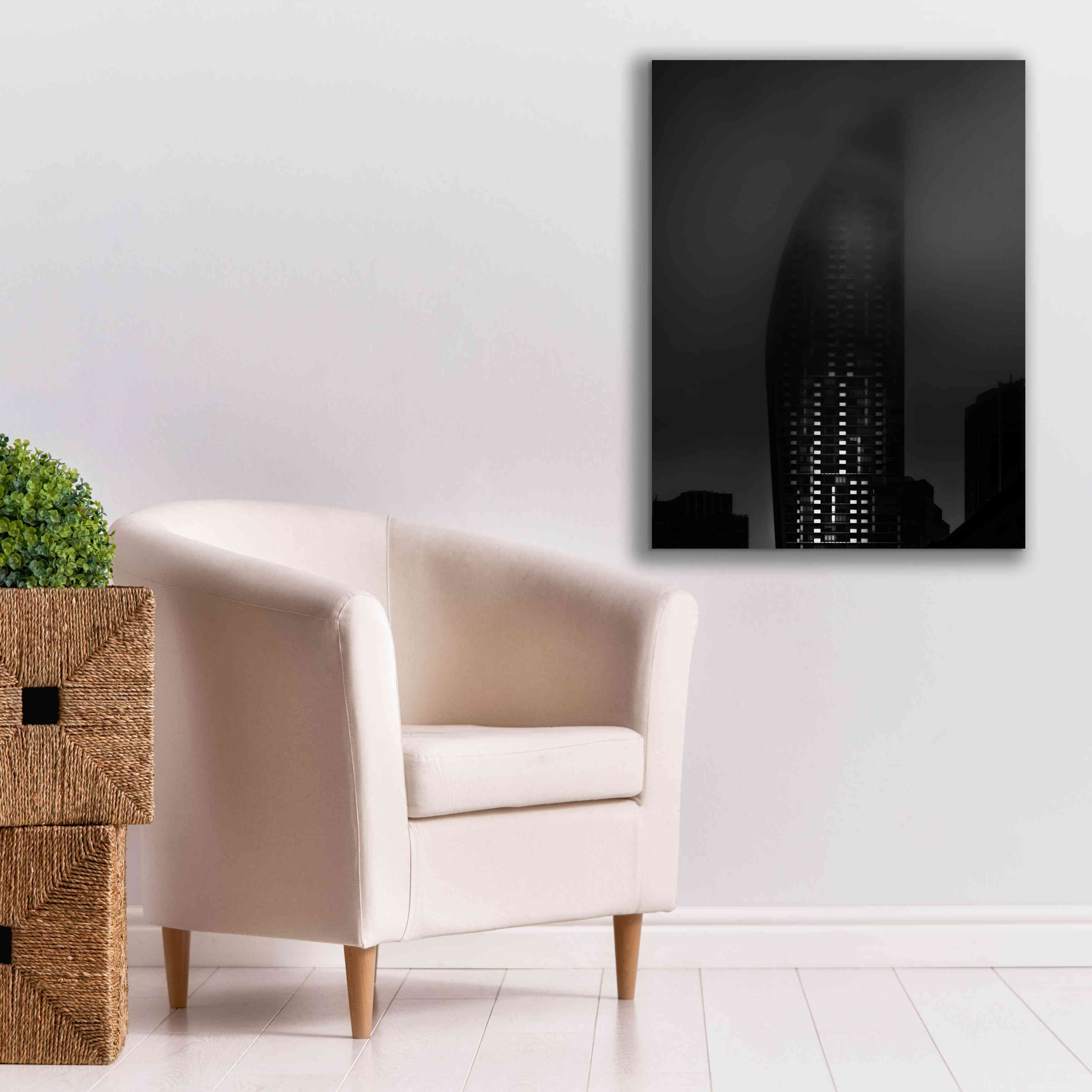 'Downtown Fogfest No 19' by Brian Carson, Giclee Canvas Wall Art,26 x 34