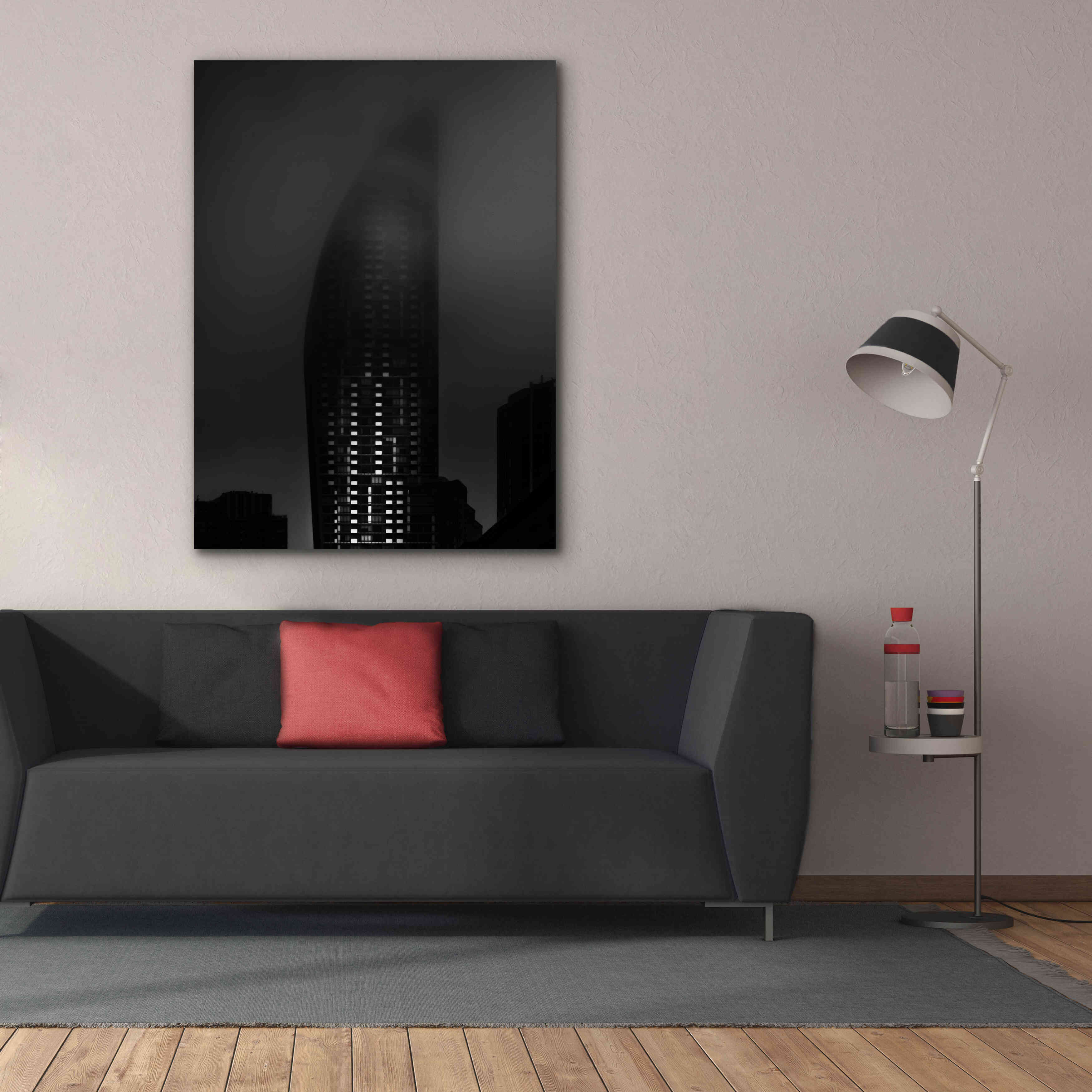 'Downtown Fogfest No 19' by Brian Carson, Giclee Canvas Wall Art,40 x 54
