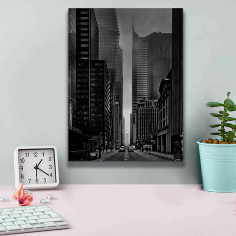 Image of 'Downtown Fogfest No 25' by Brian Carson, Giclee Canvas Wall Art,12 x 16
