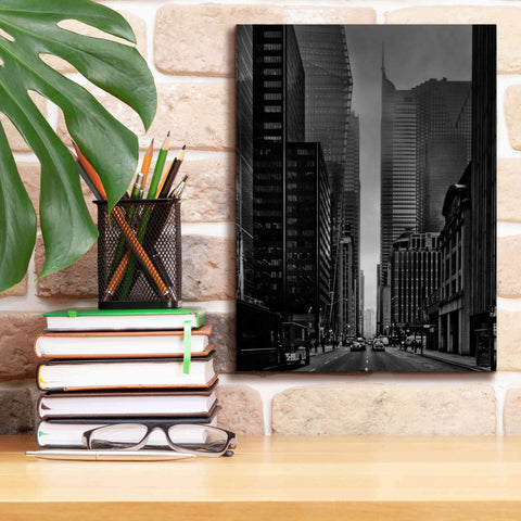 Image of 'Downtown Fogfest No 25' by Brian Carson, Giclee Canvas Wall Art,12 x 16
