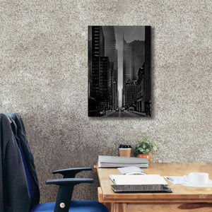 'Downtown Fogfest No 25' by Brian Carson, Giclee Canvas Wall Art,18 x 26
