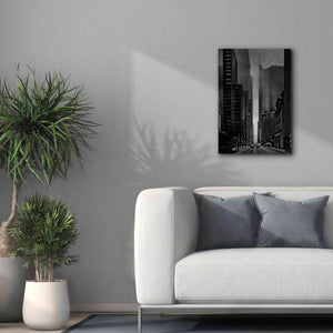 'Downtown Fogfest No 25' by Brian Carson, Giclee Canvas Wall Art,18 x 26