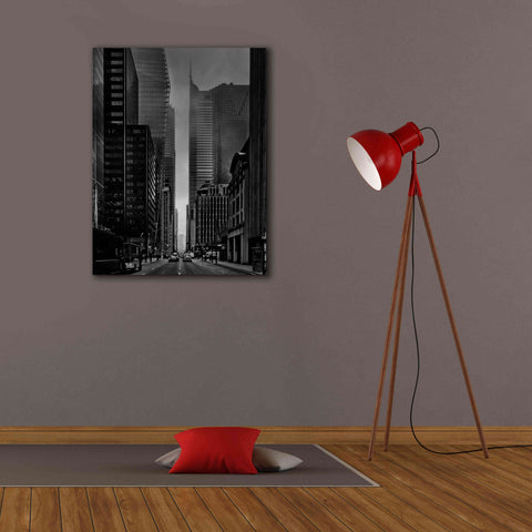 Image of 'Downtown Fogfest No 25' by Brian Carson, Giclee Canvas Wall Art,26 x 34