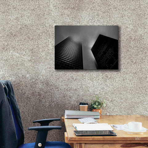Image of 'Downtown Fogfest No 33' by Brian Carson, Giclee Canvas Wall Art,26 x 18