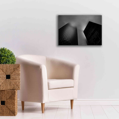 Image of 'Downtown Fogfest No 33' by Brian Carson, Giclee Canvas Wall Art,26 x 18