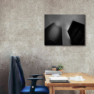 'Downtown Fogfest No 33' by Brian Carson, Giclee Canvas Wall Art,34 x 26