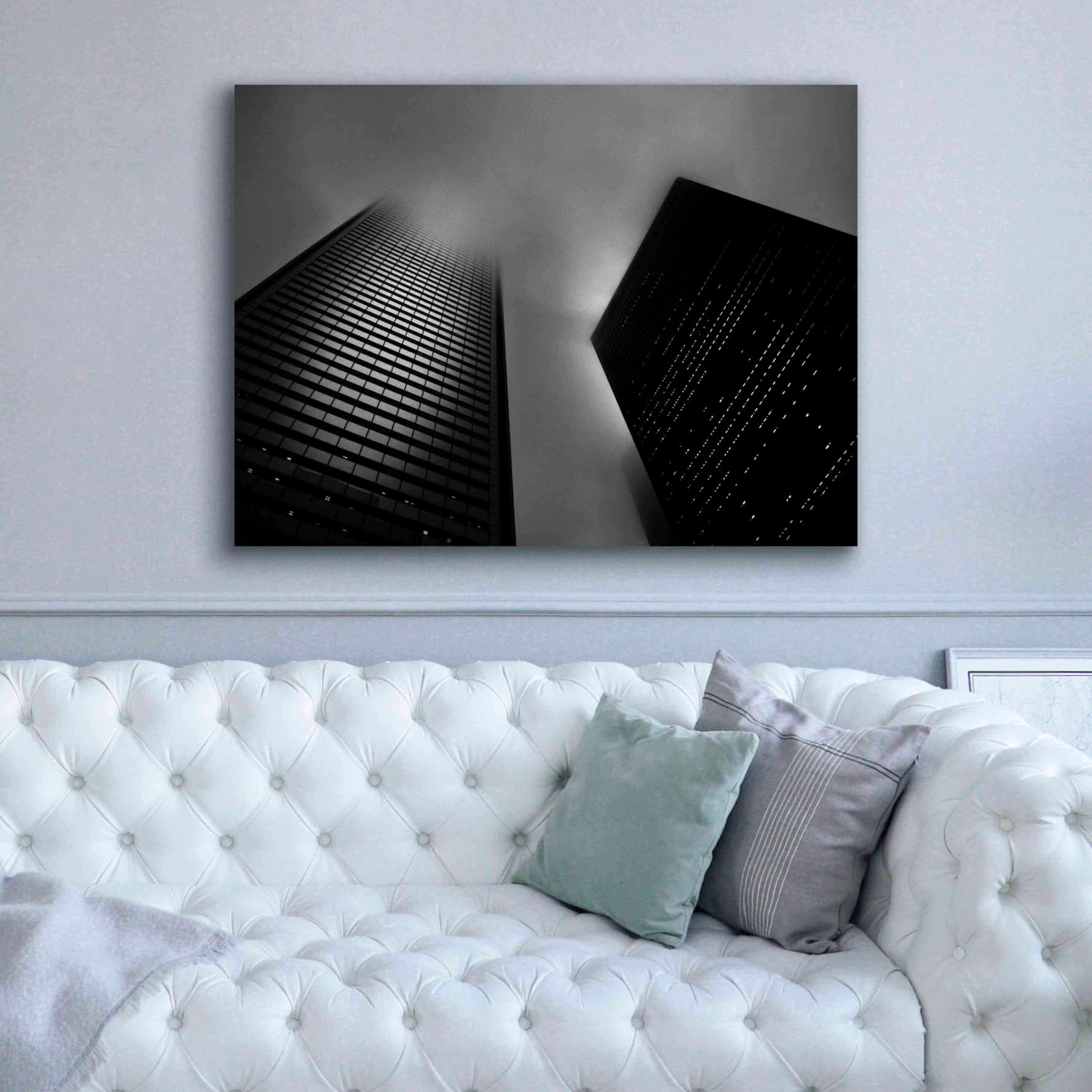 'Downtown Fogfest No 33' by Brian Carson, Giclee Canvas Wall Art,54 x 40