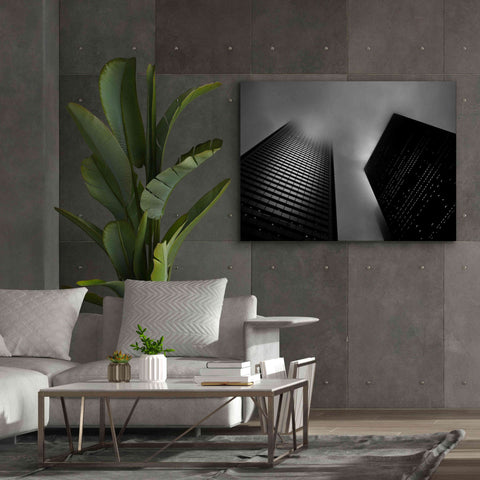 Image of 'Downtown Fogfest No 33' by Brian Carson, Giclee Canvas Wall Art,54 x 40