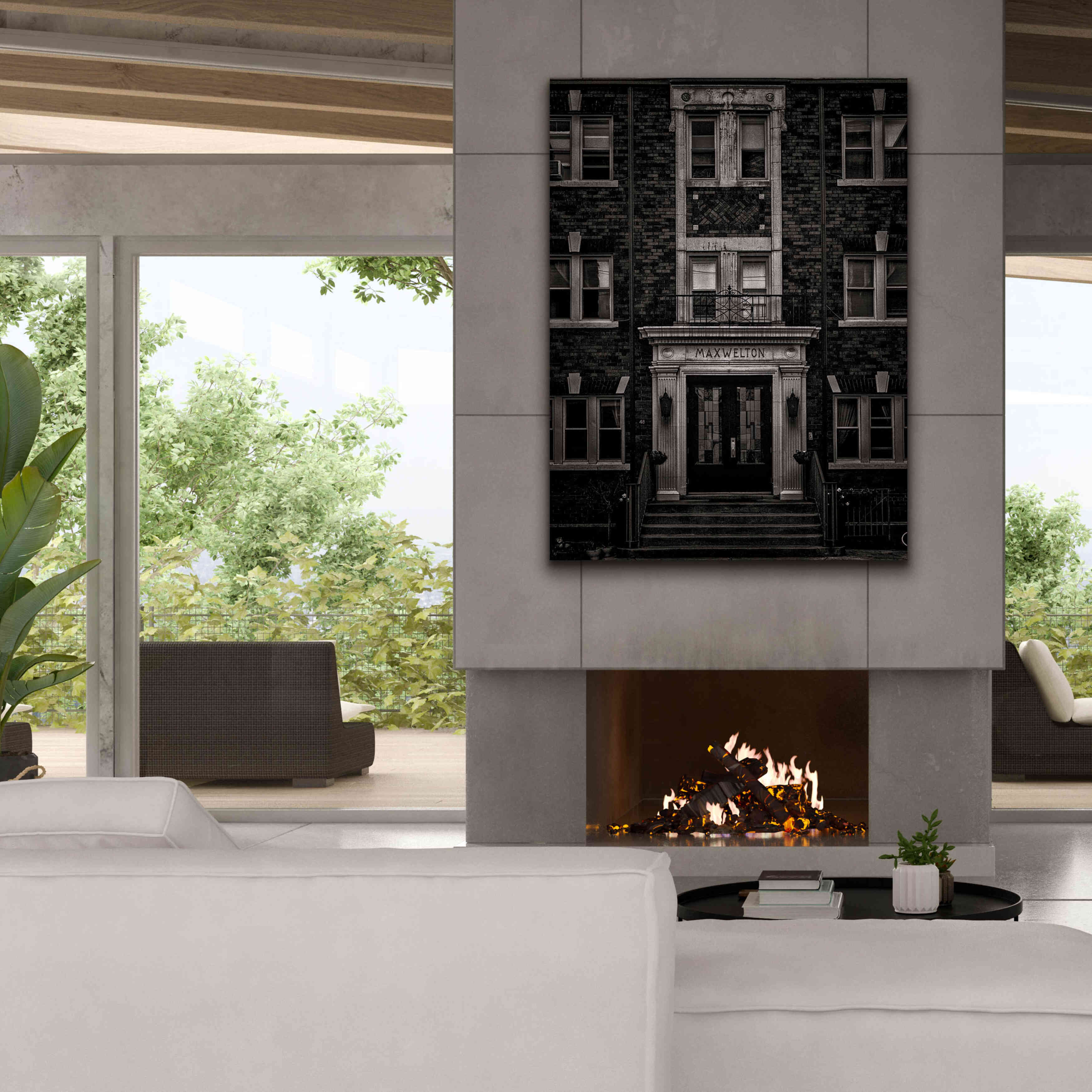 'Geometry No 7' by Brian Carson, Giclee Canvas Wall Art,40 x 54