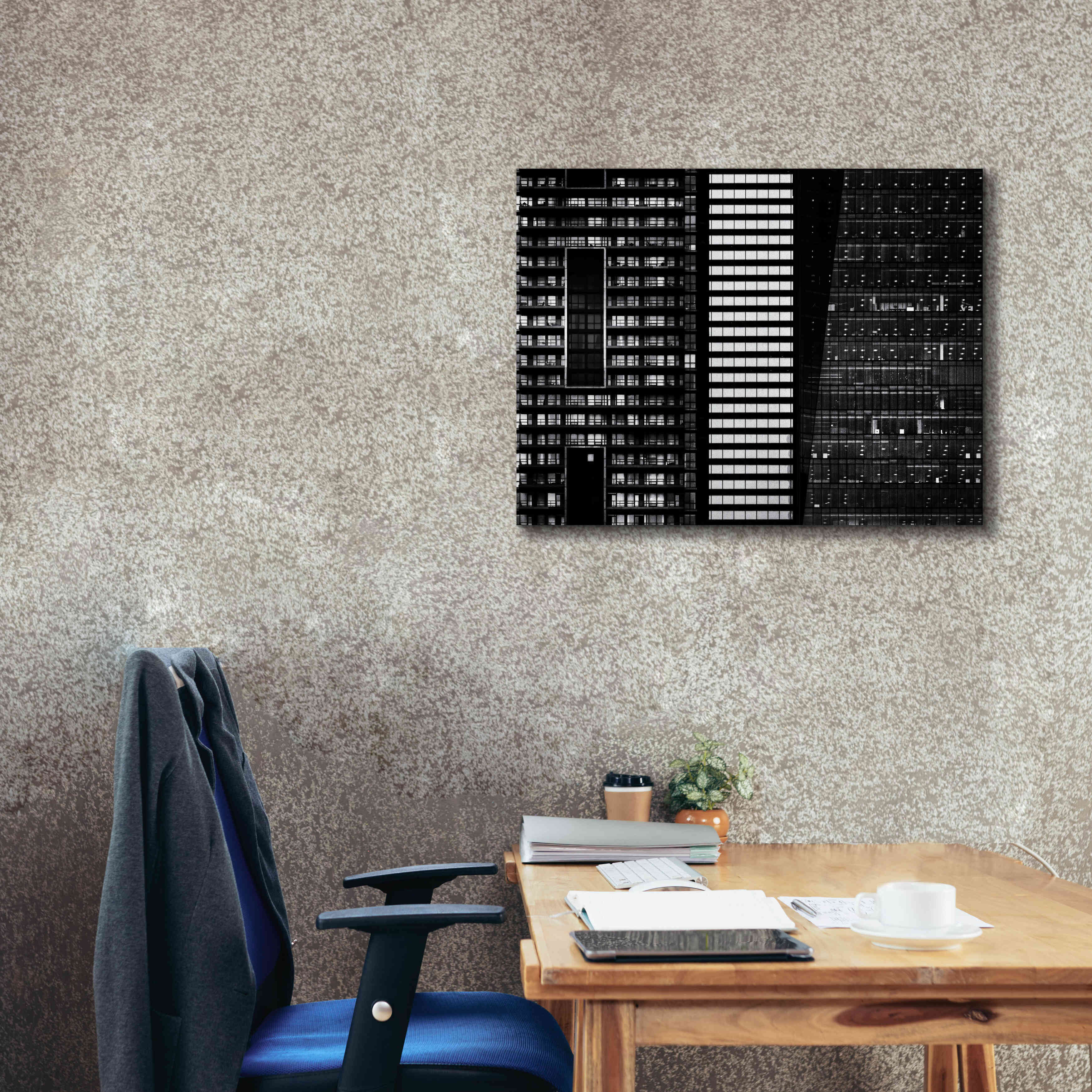 'Geometry No 11' by Brian Carson, Giclee Canvas Wall Art,34 x 26