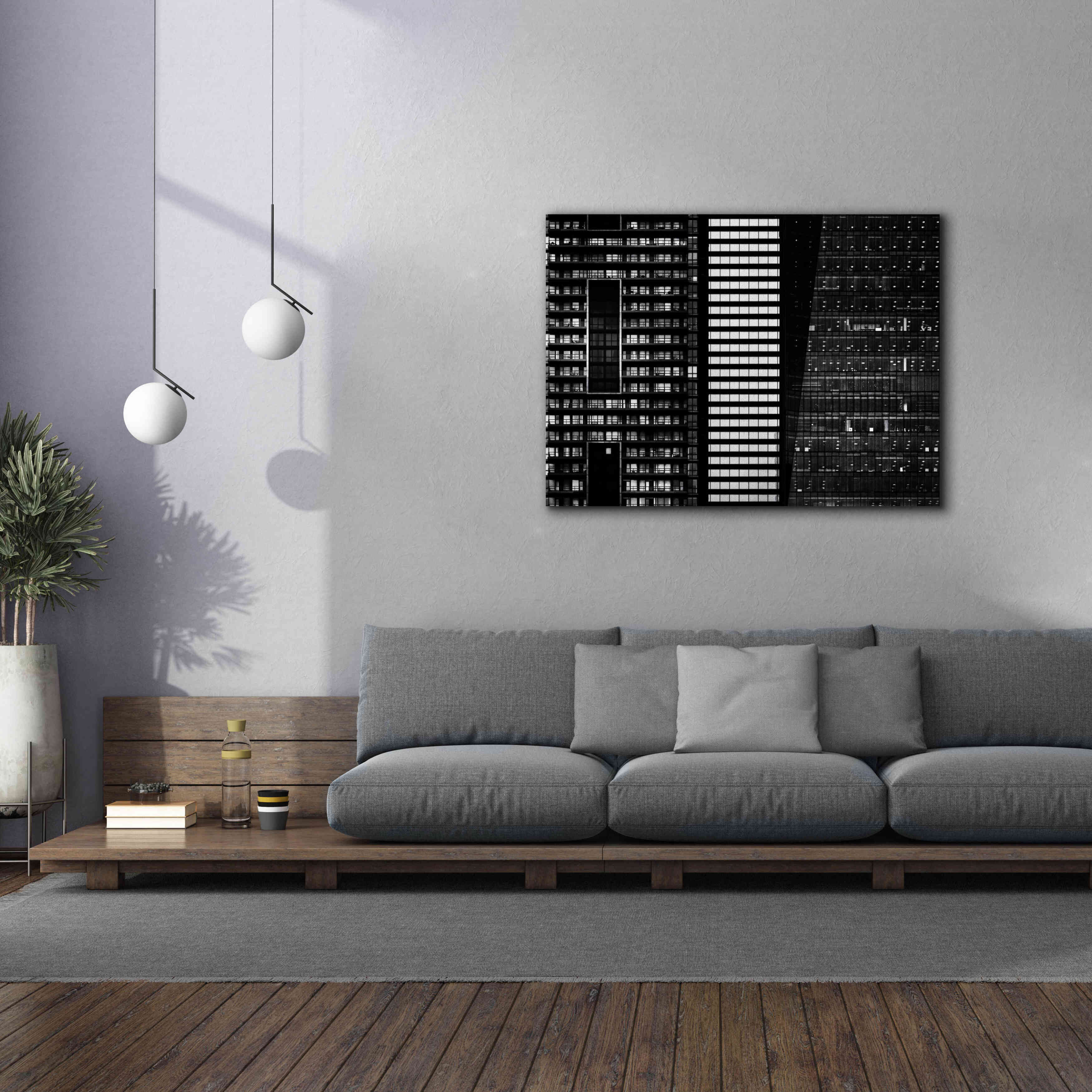 'Geometry No 11' by Brian Carson, Giclee Canvas Wall Art,54 x 40