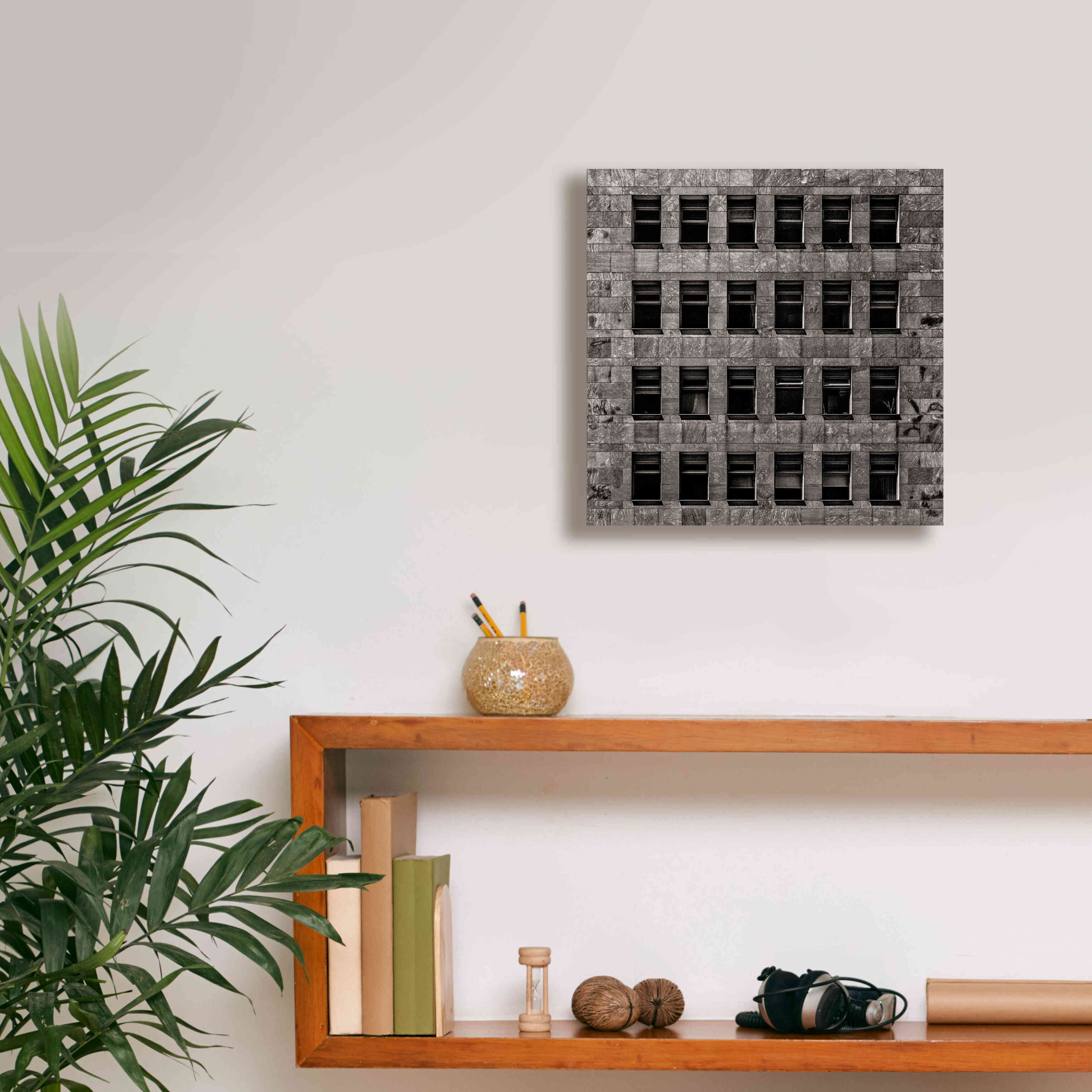 'Geometry No 12' by Brian Carson, Giclee Canvas Wall Art,12 x 12