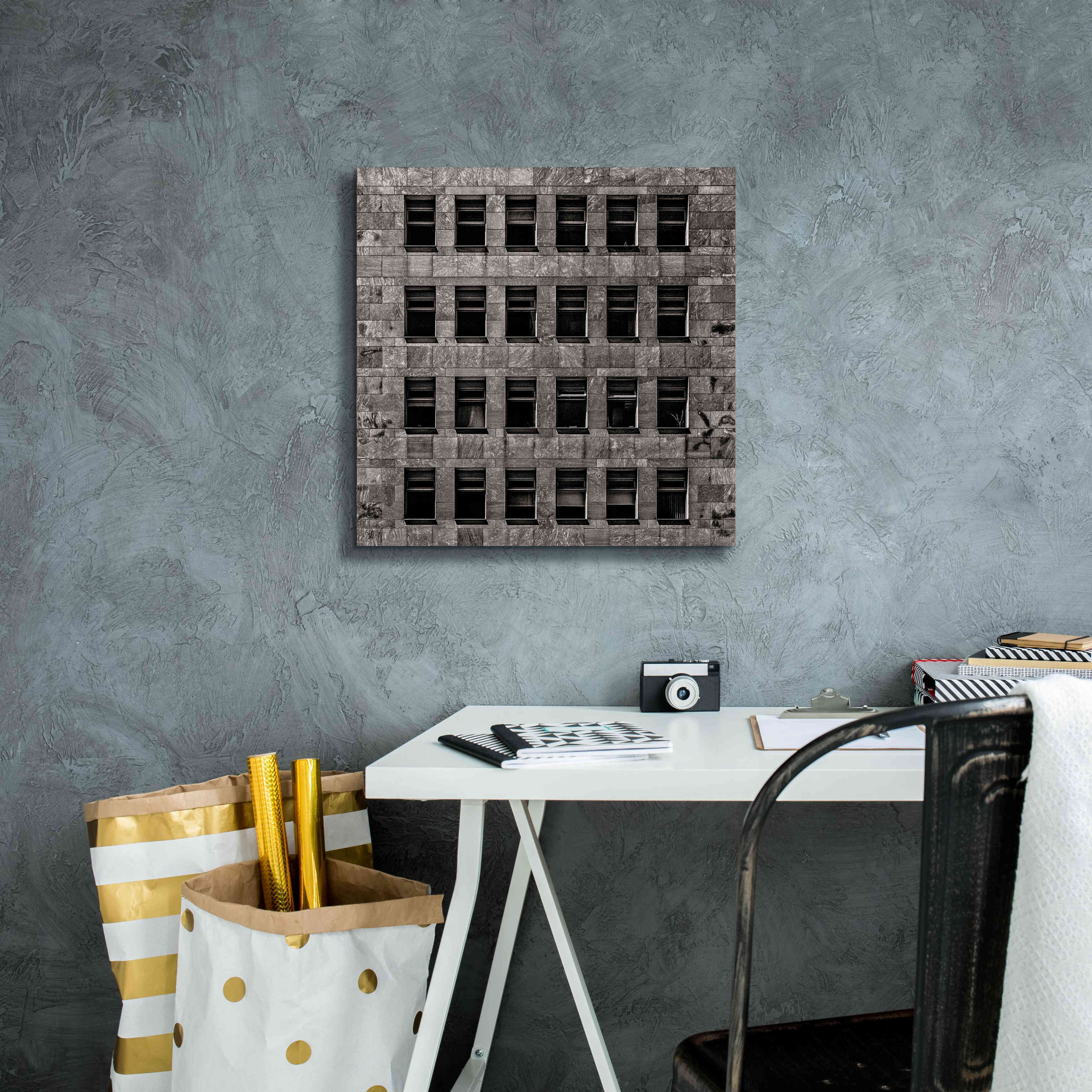 'Geometry No 12' by Brian Carson, Giclee Canvas Wall Art,18 x 18