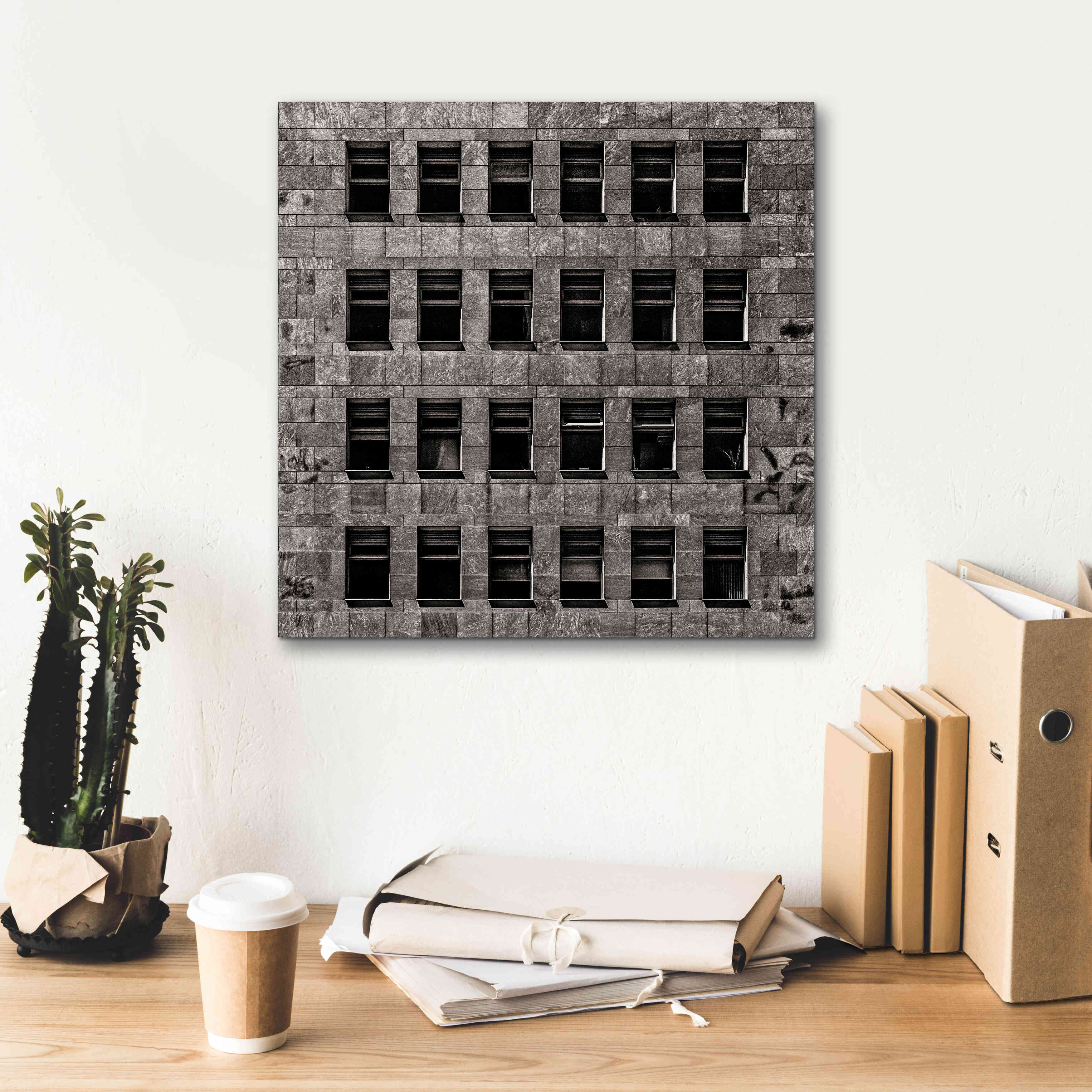 'Geometry No 12' by Brian Carson, Giclee Canvas Wall Art,18 x 18