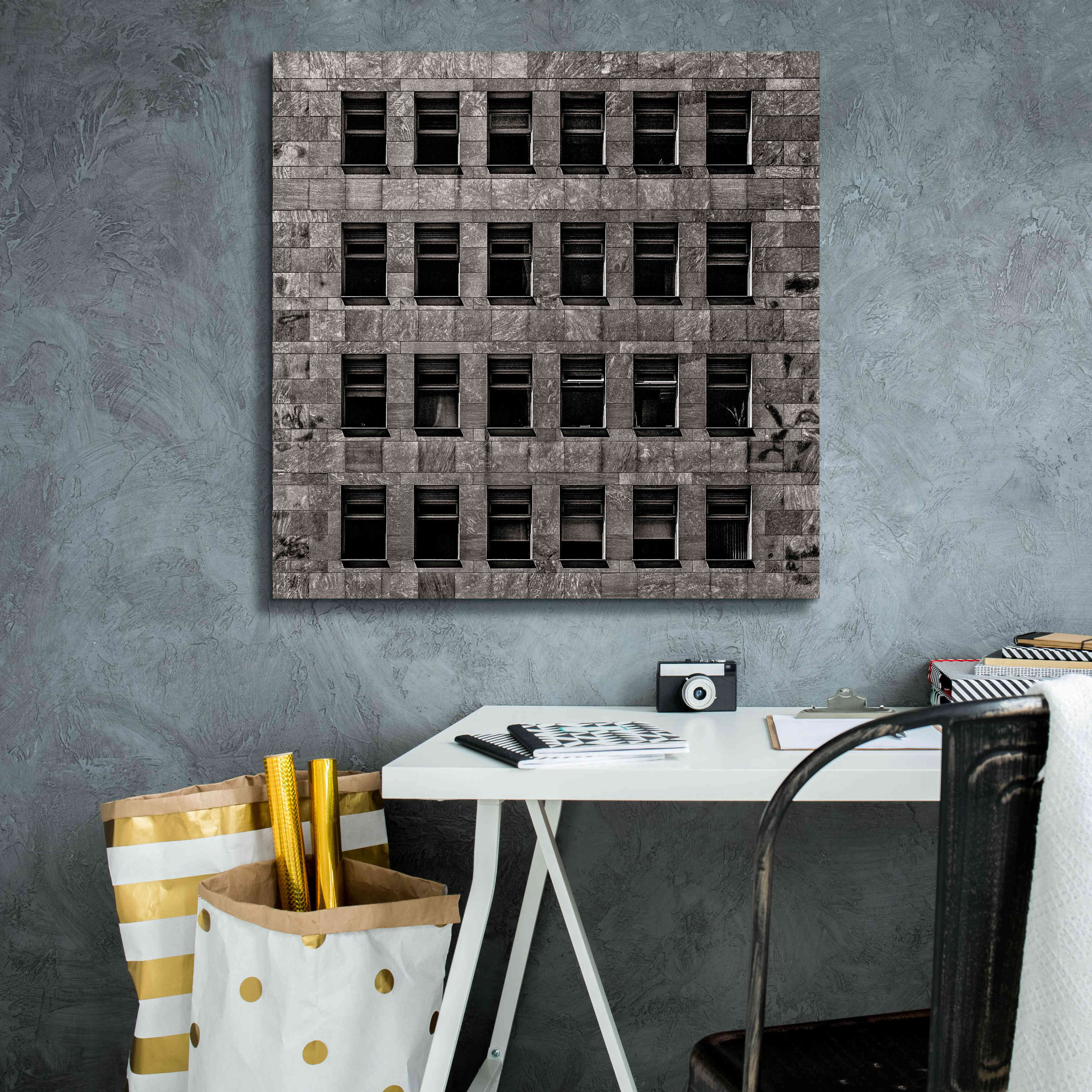 'Geometry No 12' by Brian Carson, Giclee Canvas Wall Art,26 x 26