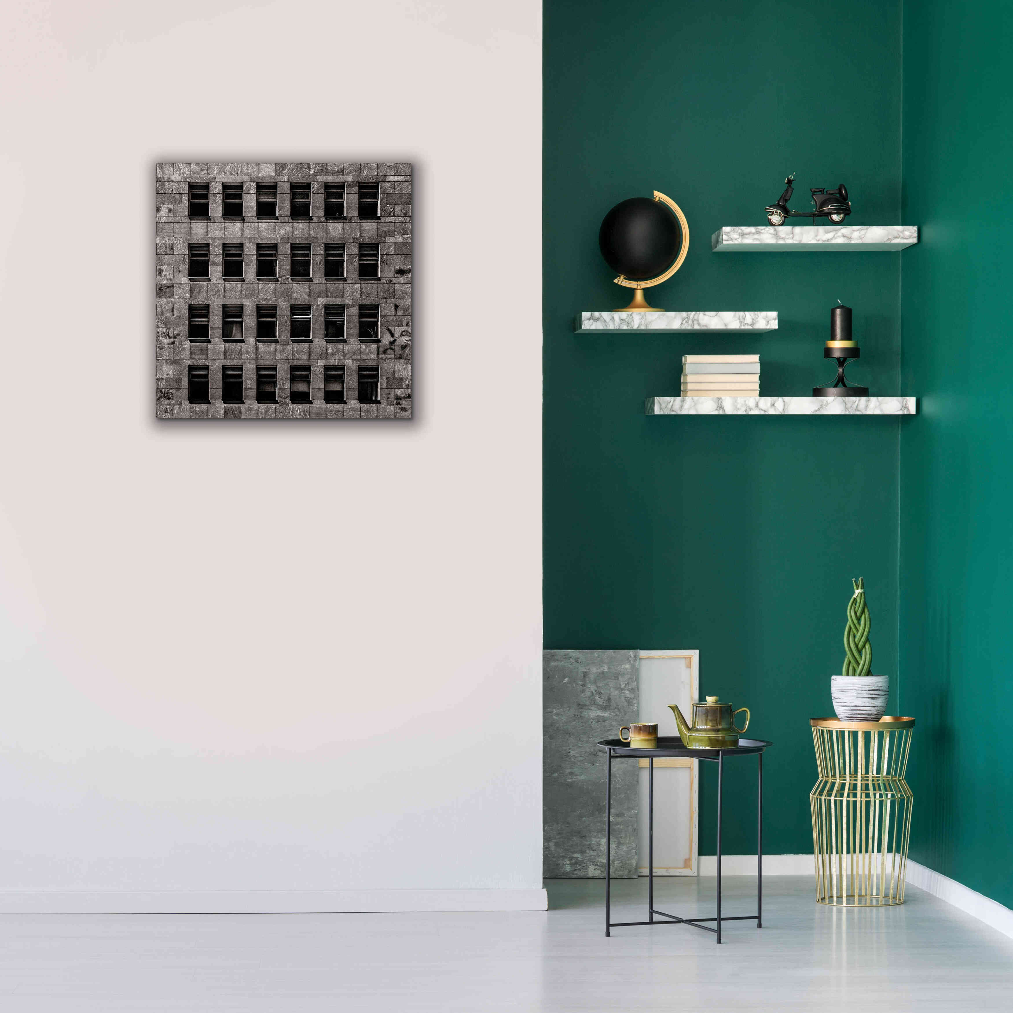 'Geometry No 12' by Brian Carson, Giclee Canvas Wall Art,26 x 26