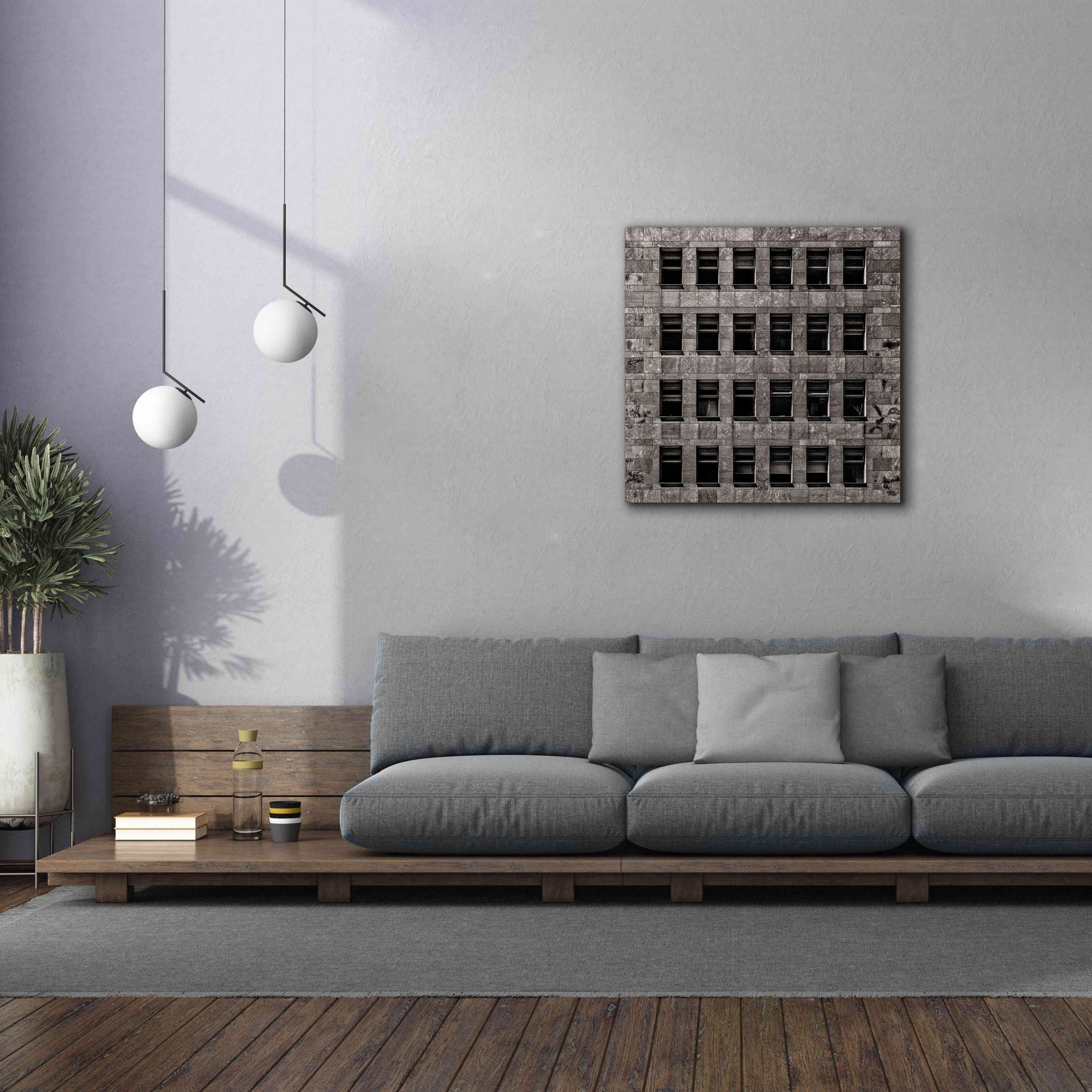 'Geometry No 12' by Brian Carson, Giclee Canvas Wall Art,37 x 37