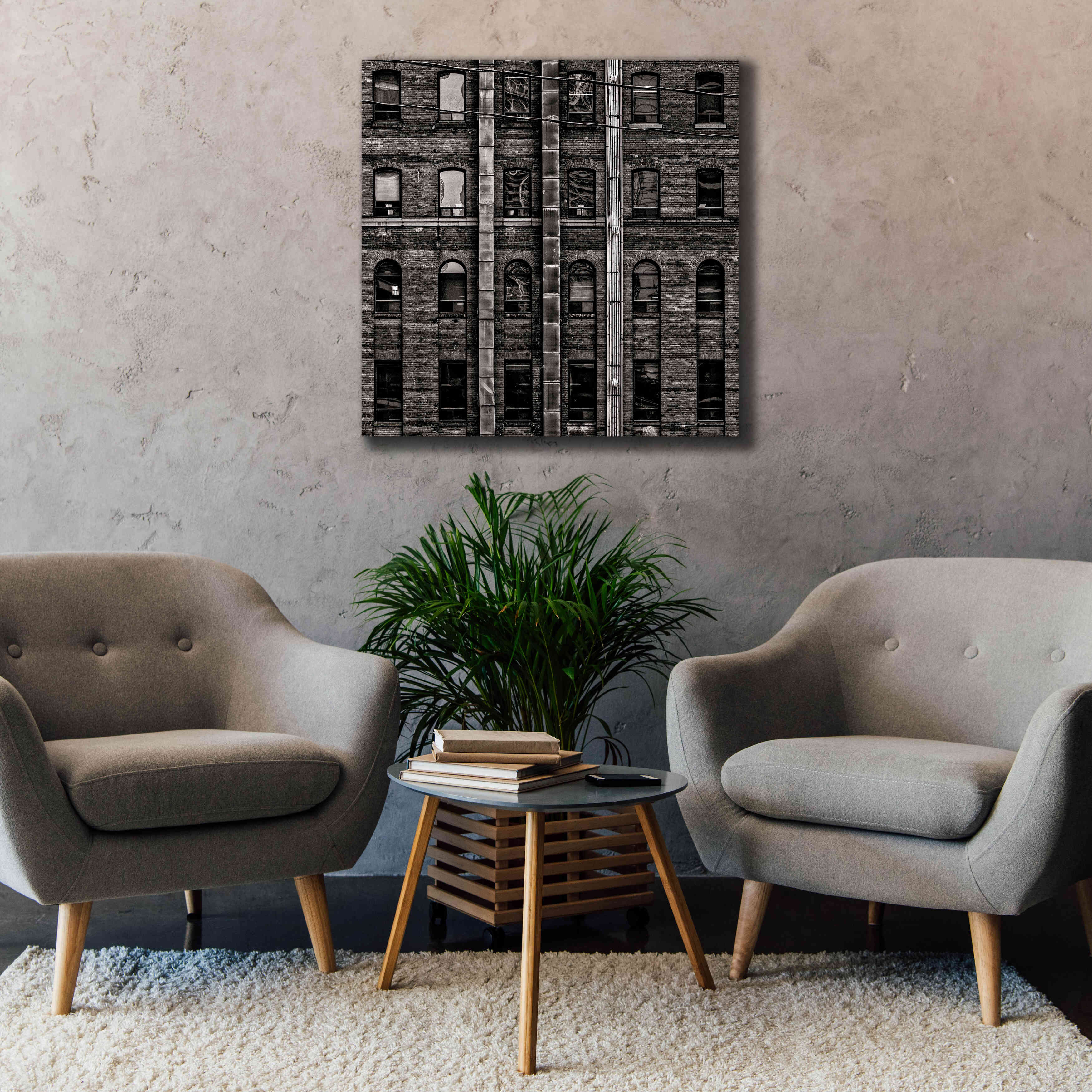 'Geometry No 13' by Brian Carson, Giclee Canvas Wall Art,37 x 37