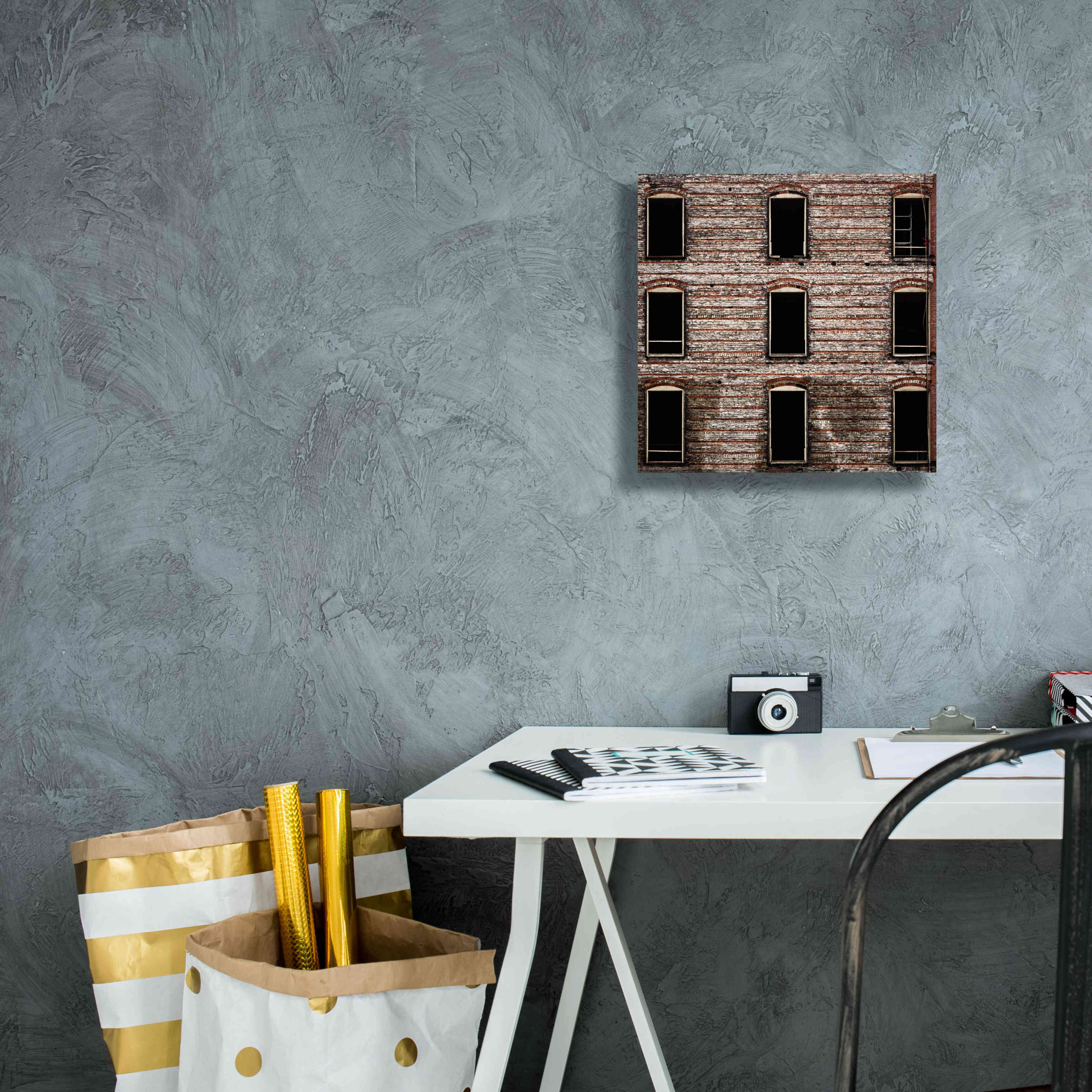'Geometry No 14 Color Version' by Brian Carson, Giclee Canvas Wall Art,12 x 12