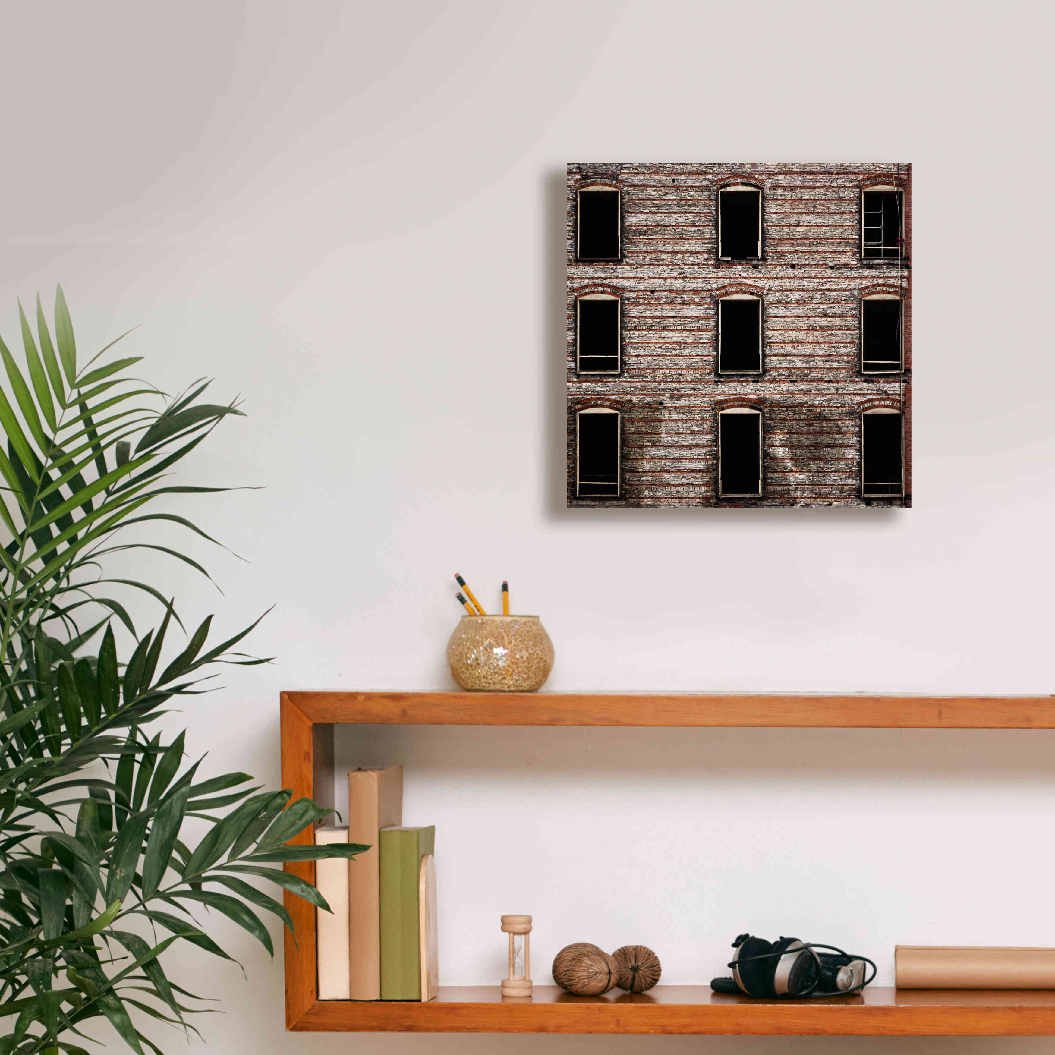 'Geometry No 14 Color Version' by Brian Carson, Giclee Canvas Wall Art,12 x 12