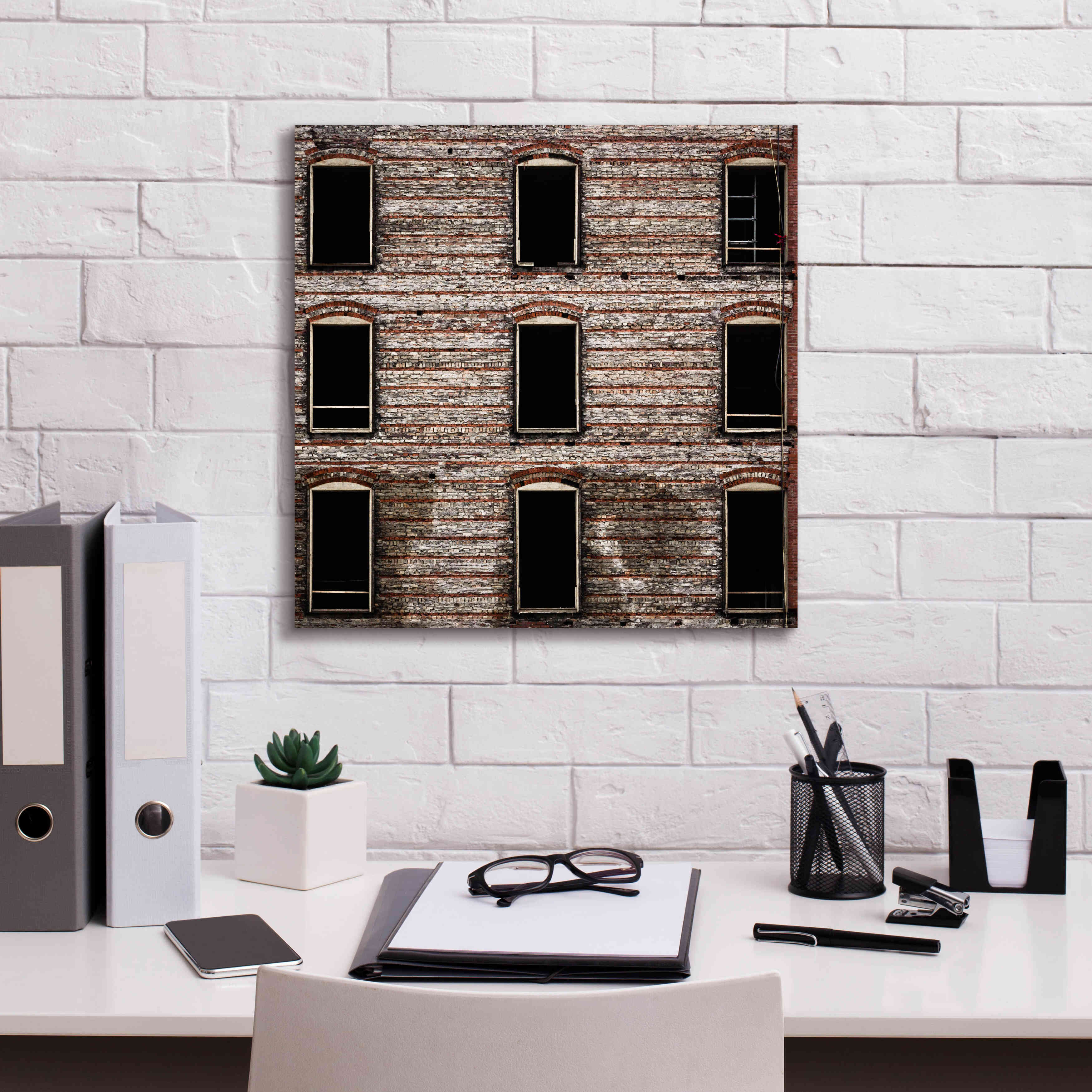 'Geometry No 14 Color Version' by Brian Carson, Giclee Canvas Wall Art,18 x 18