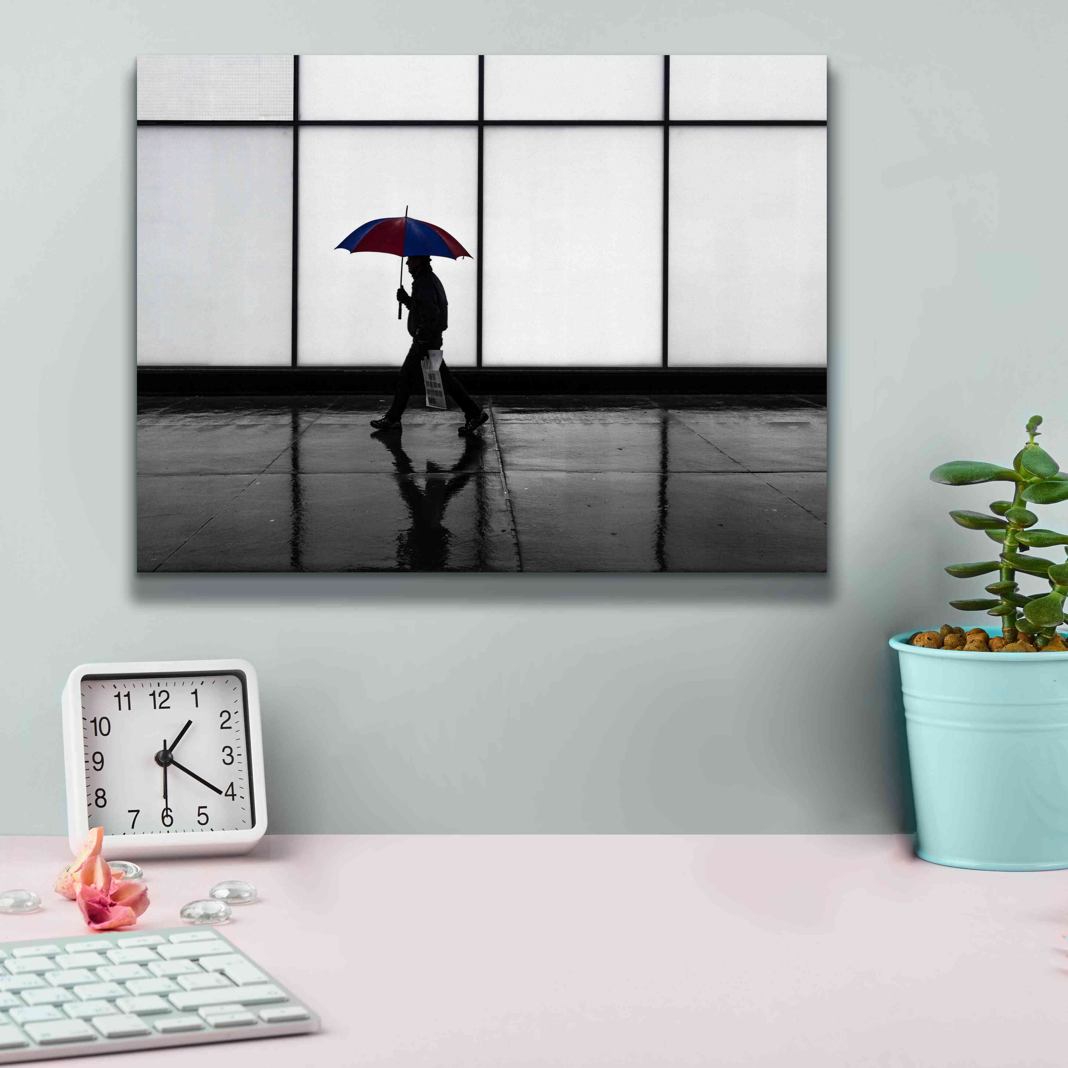'It Was A Rainy Day No 5' by Brian Carson, Giclee Canvas Wall Art,16 x 12
