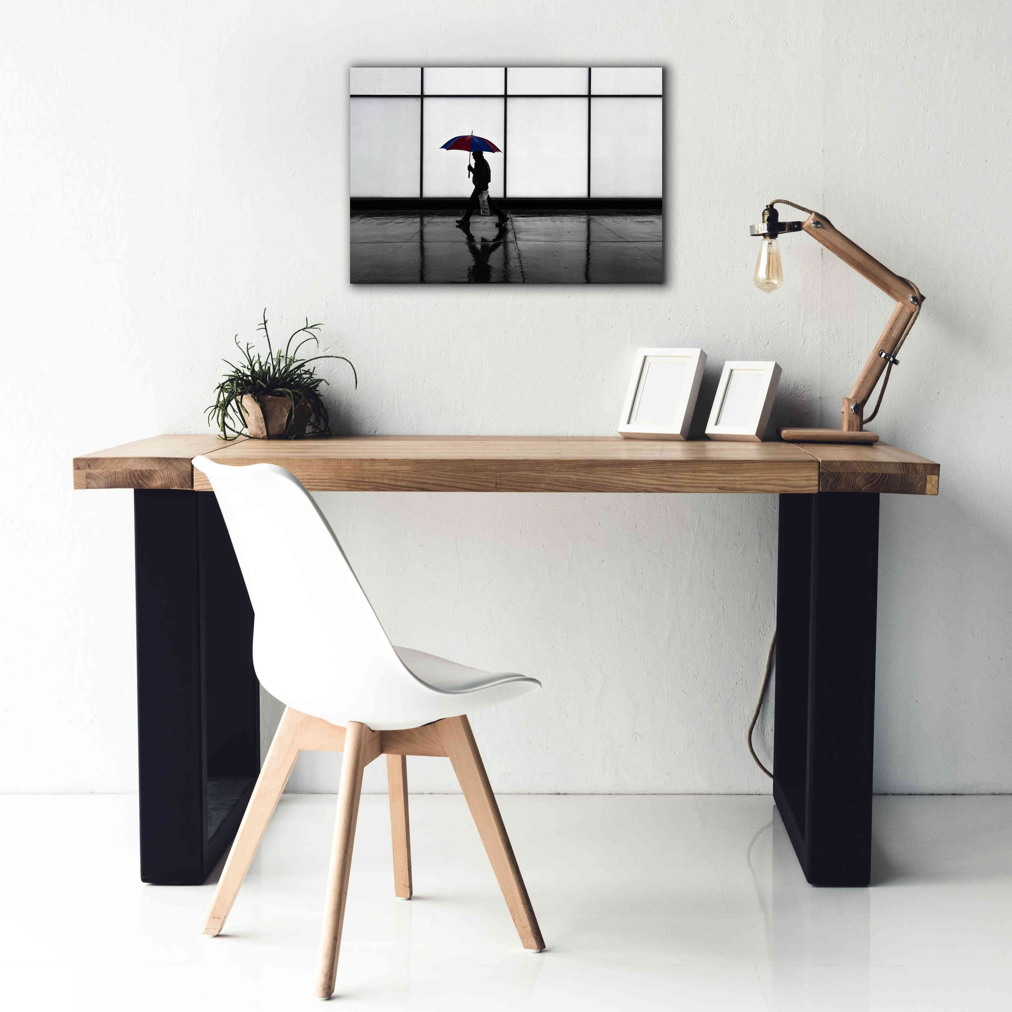 'It Was A Rainy Day No 5' by Brian Carson, Giclee Canvas Wall Art,26 x 18