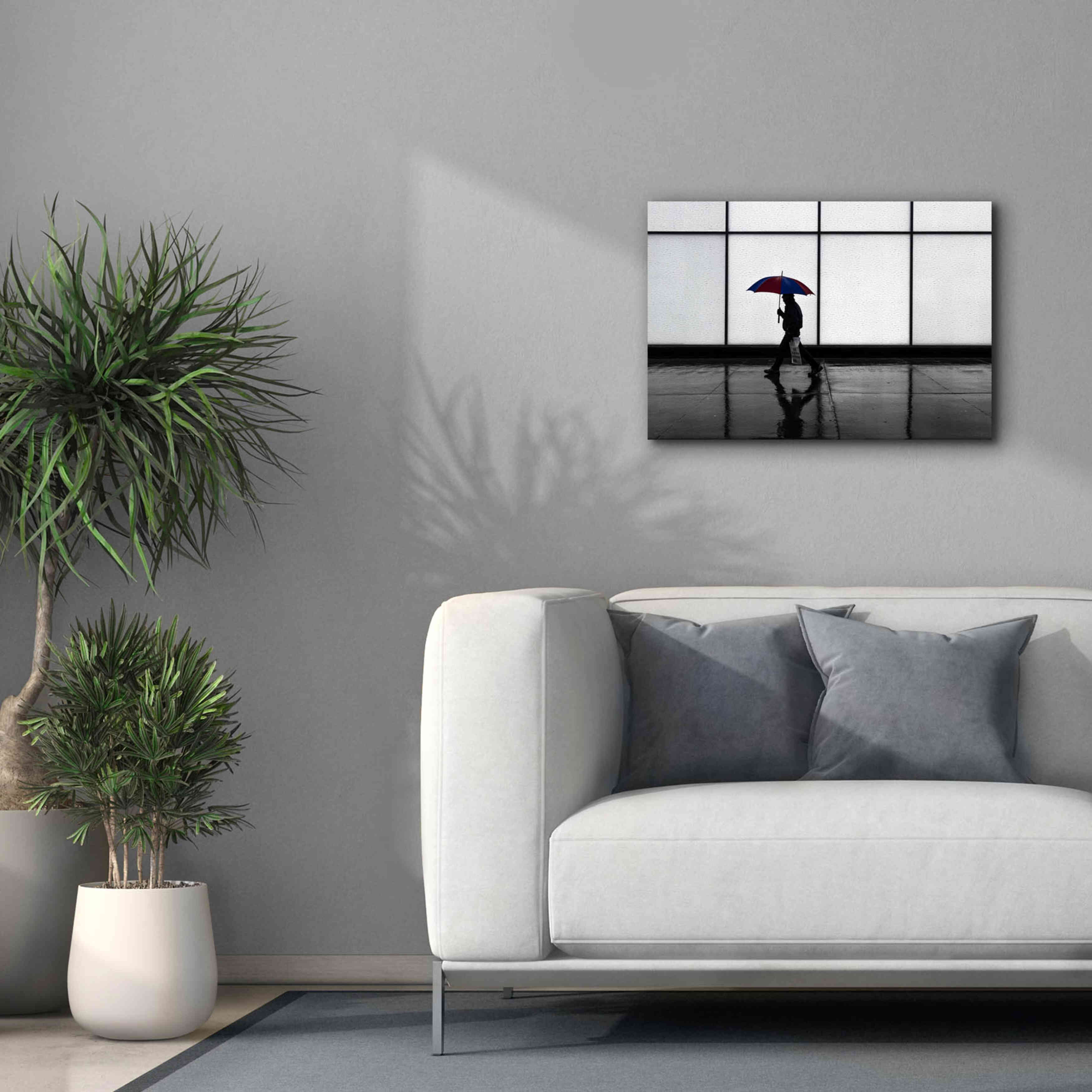 'It Was A Rainy Day No 5' by Brian Carson, Giclee Canvas Wall Art,26 x 18