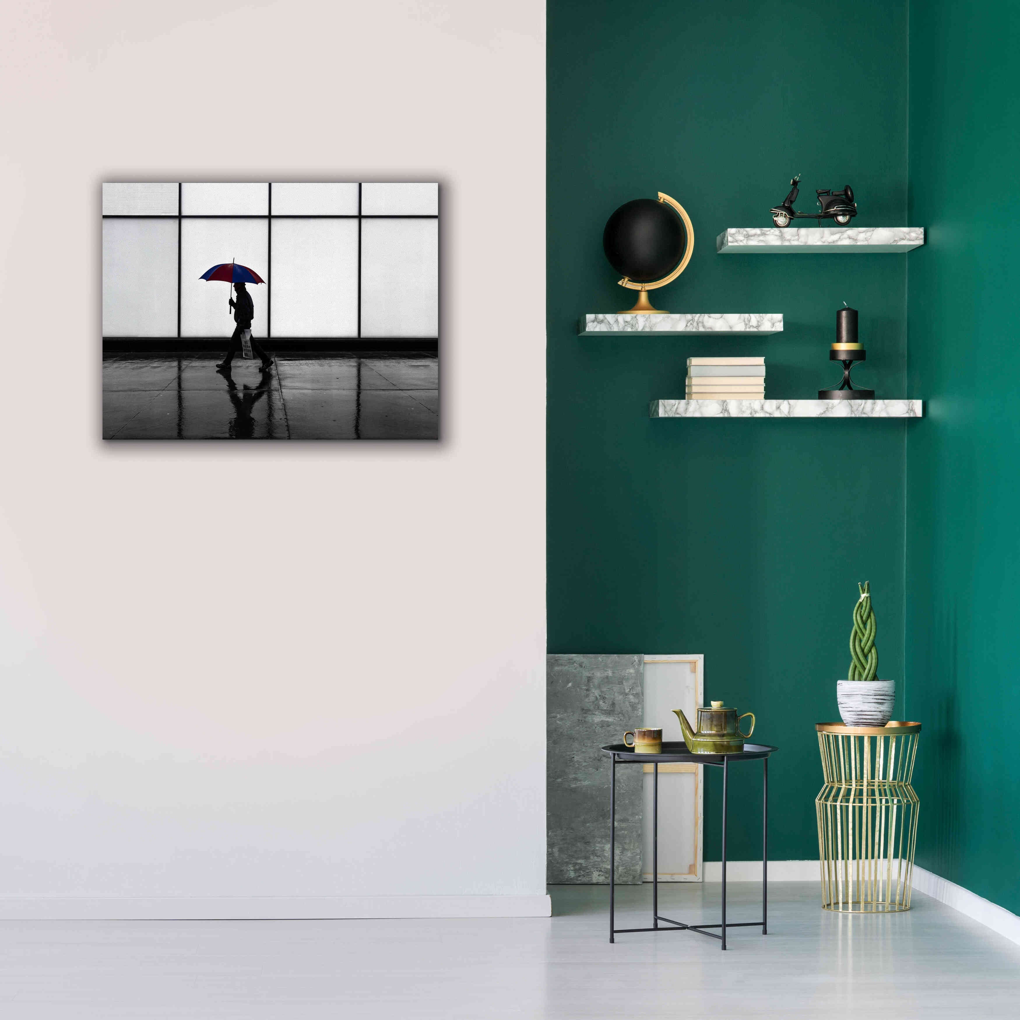 'It Was A Rainy Day No 5' by Brian Carson, Giclee Canvas Wall Art,34 x 26