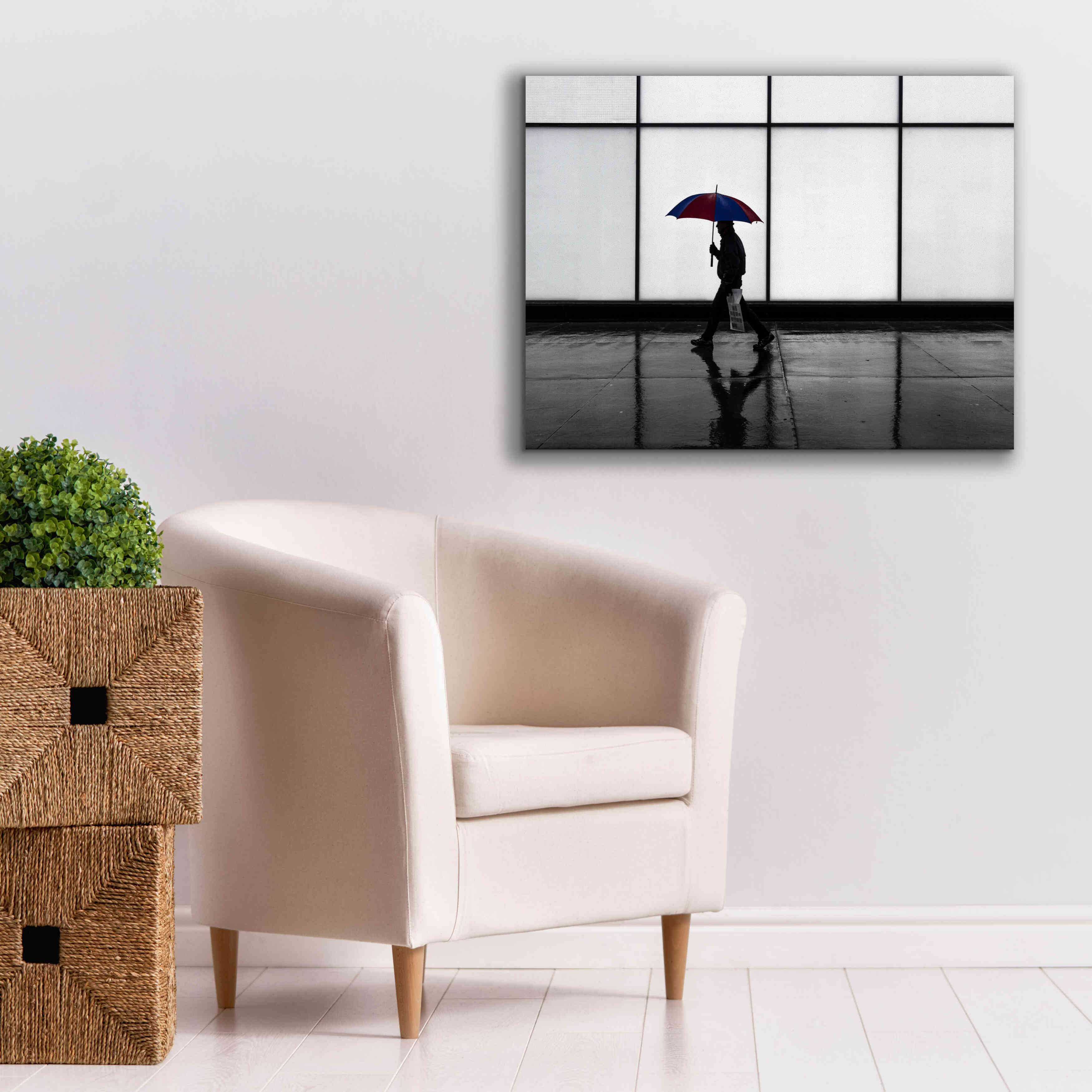 'It Was A Rainy Day No 5' by Brian Carson, Giclee Canvas Wall Art,34 x 26