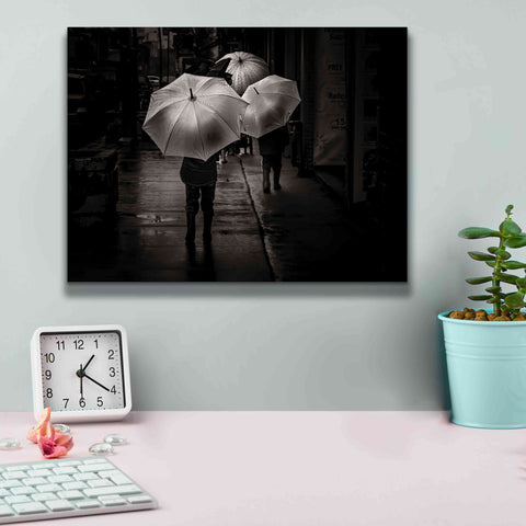Image of 'It Was A Rainy Day No 13' by Brian Carson, Giclee Canvas Wall Art,16 x 12