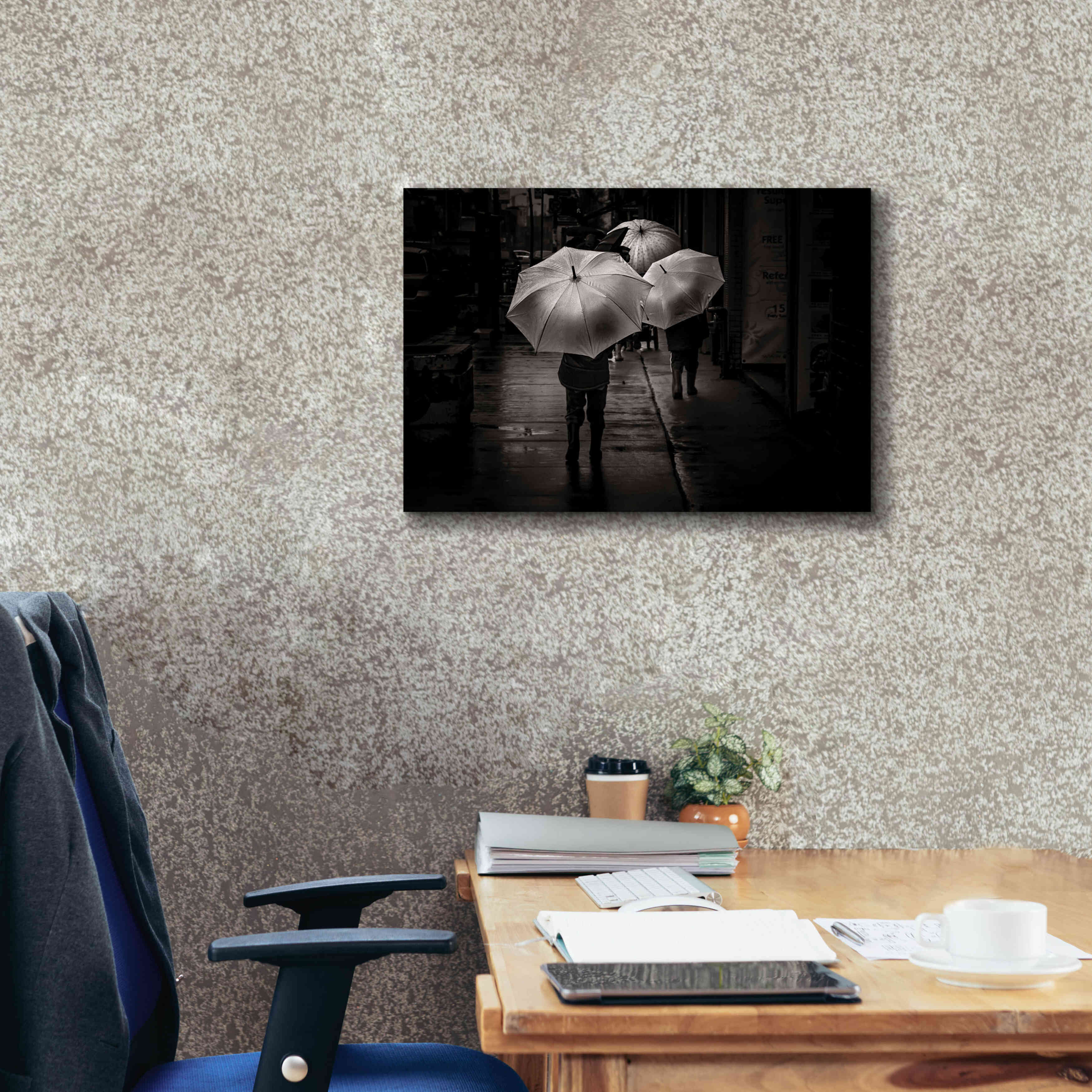 'It Was A Rainy Day No 13' by Brian Carson, Giclee Canvas Wall Art,26 x 18