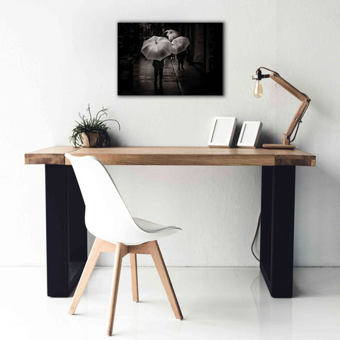Image of 'It Was A Rainy Day No 13' by Brian Carson, Giclee Canvas Wall Art,26 x 18