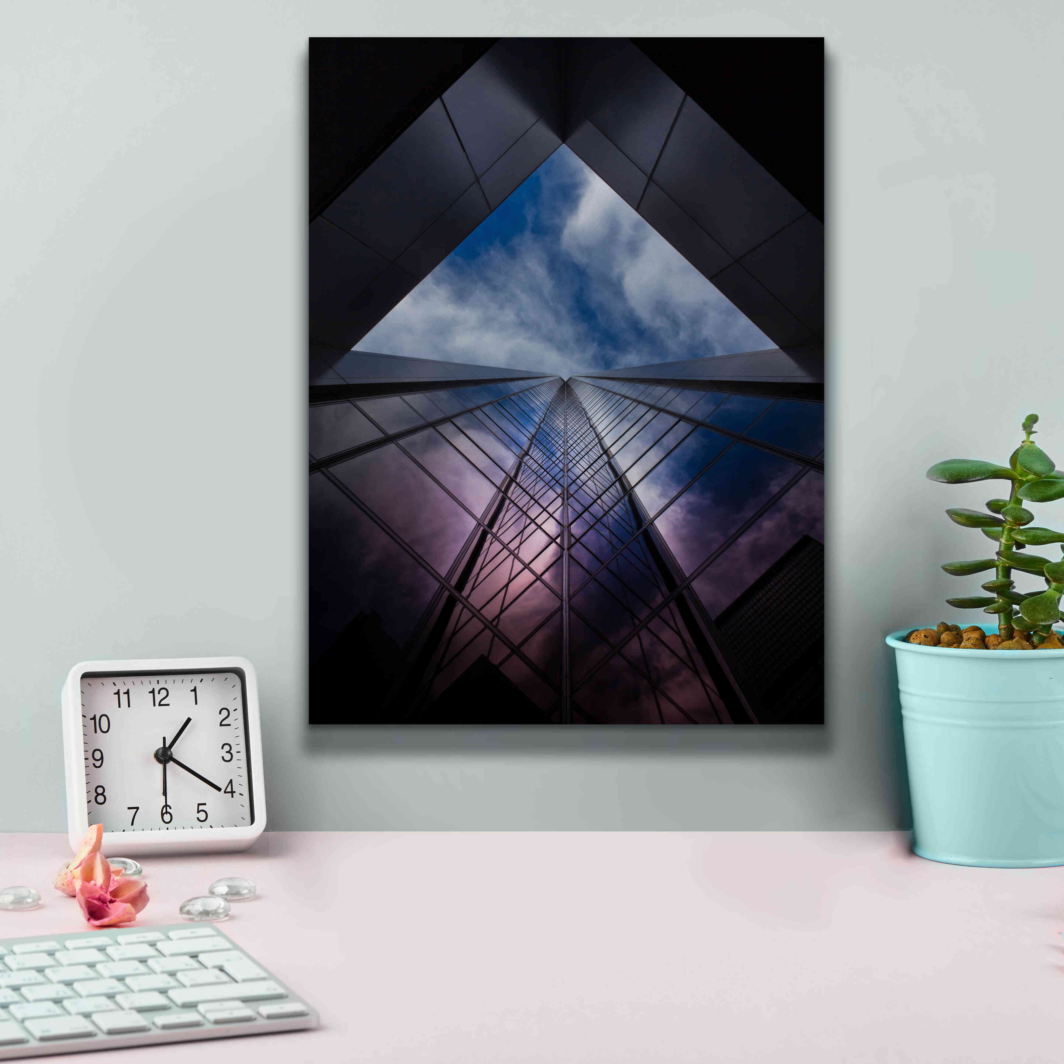 'No 100 King St W 2' by Brian Carson, Giclee Canvas Wall Art,12 x 16