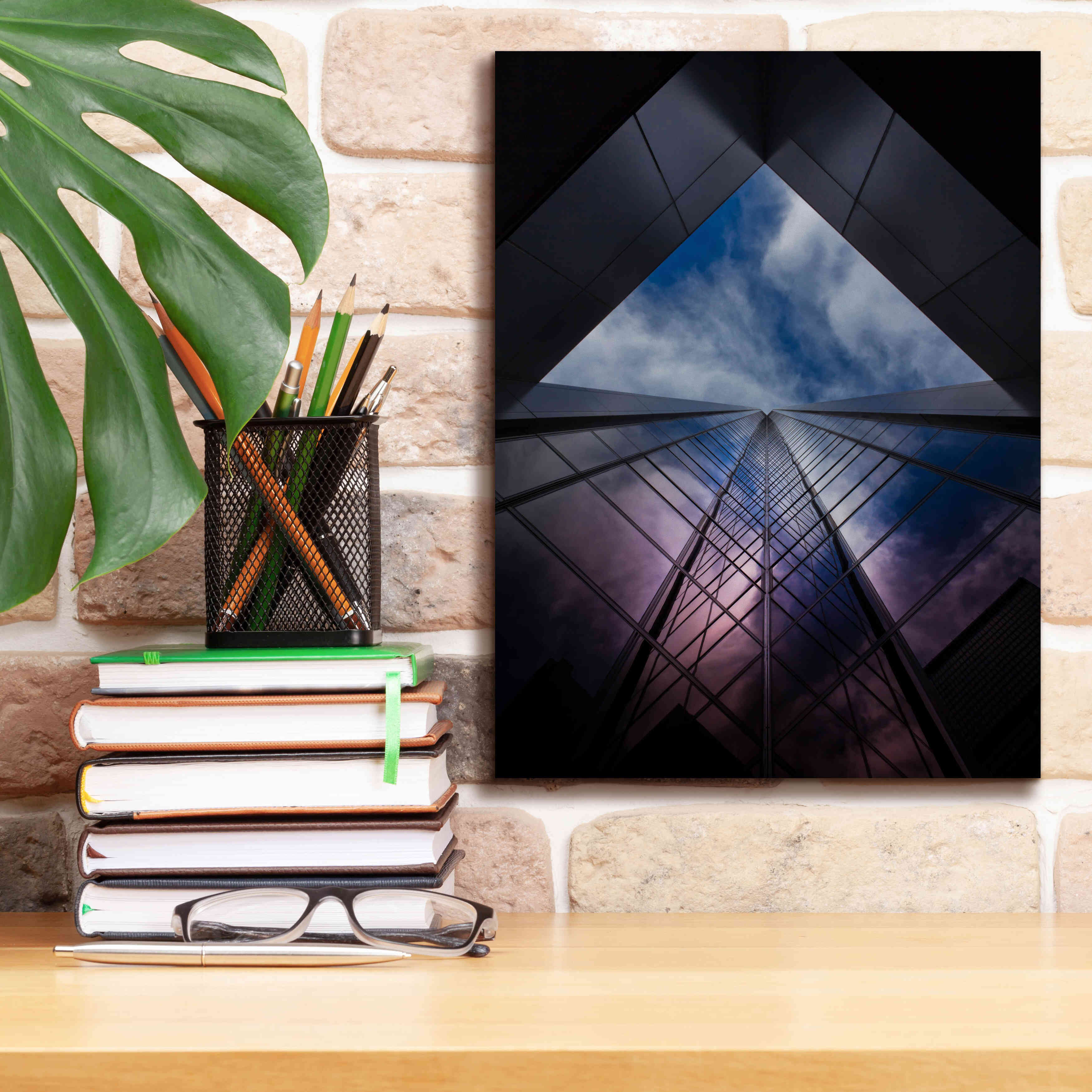 'No 100 King St W 2' by Brian Carson, Giclee Canvas Wall Art,12 x 16