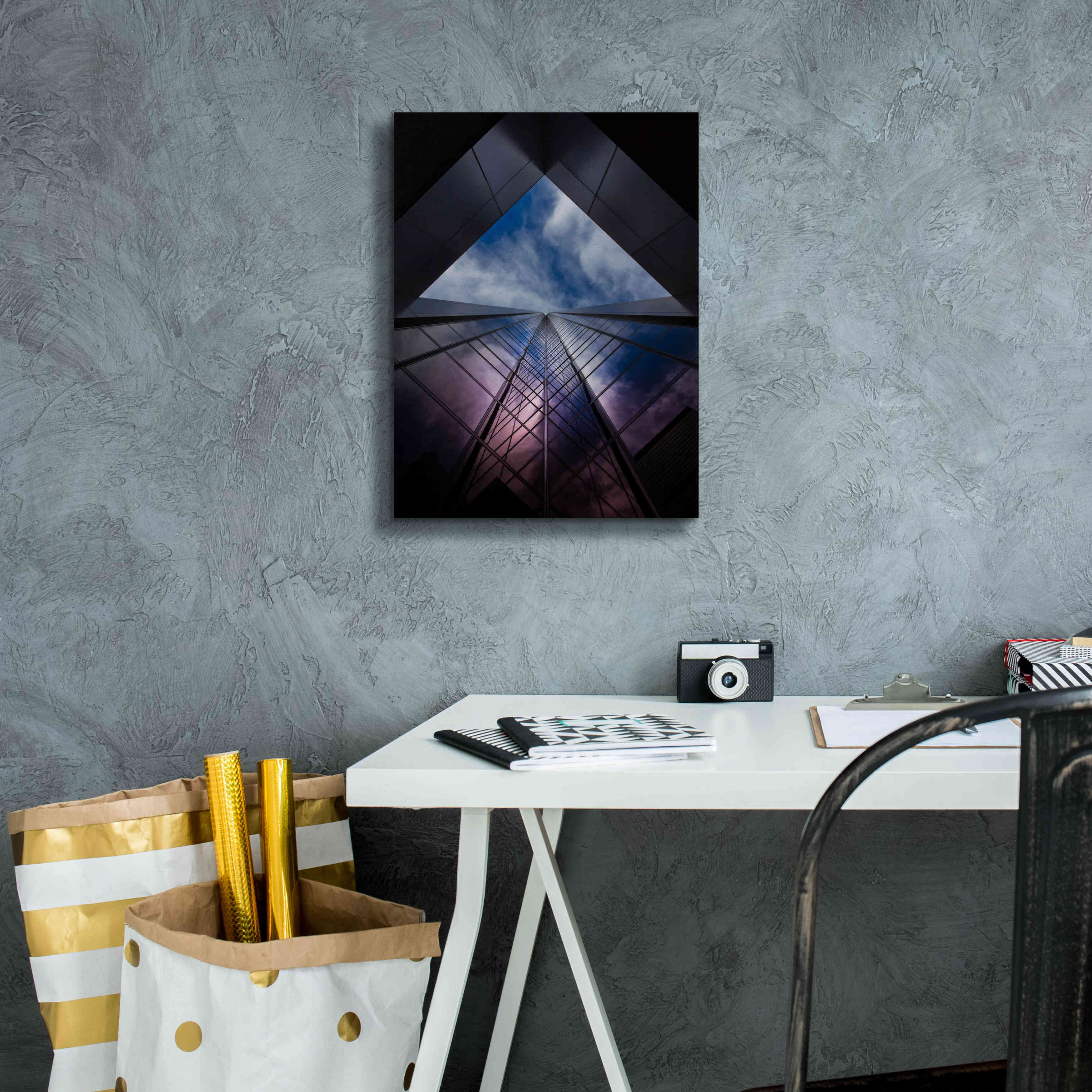 'No 100 King St W 2' by Brian Carson, Giclee Canvas Wall Art,12 x 16
