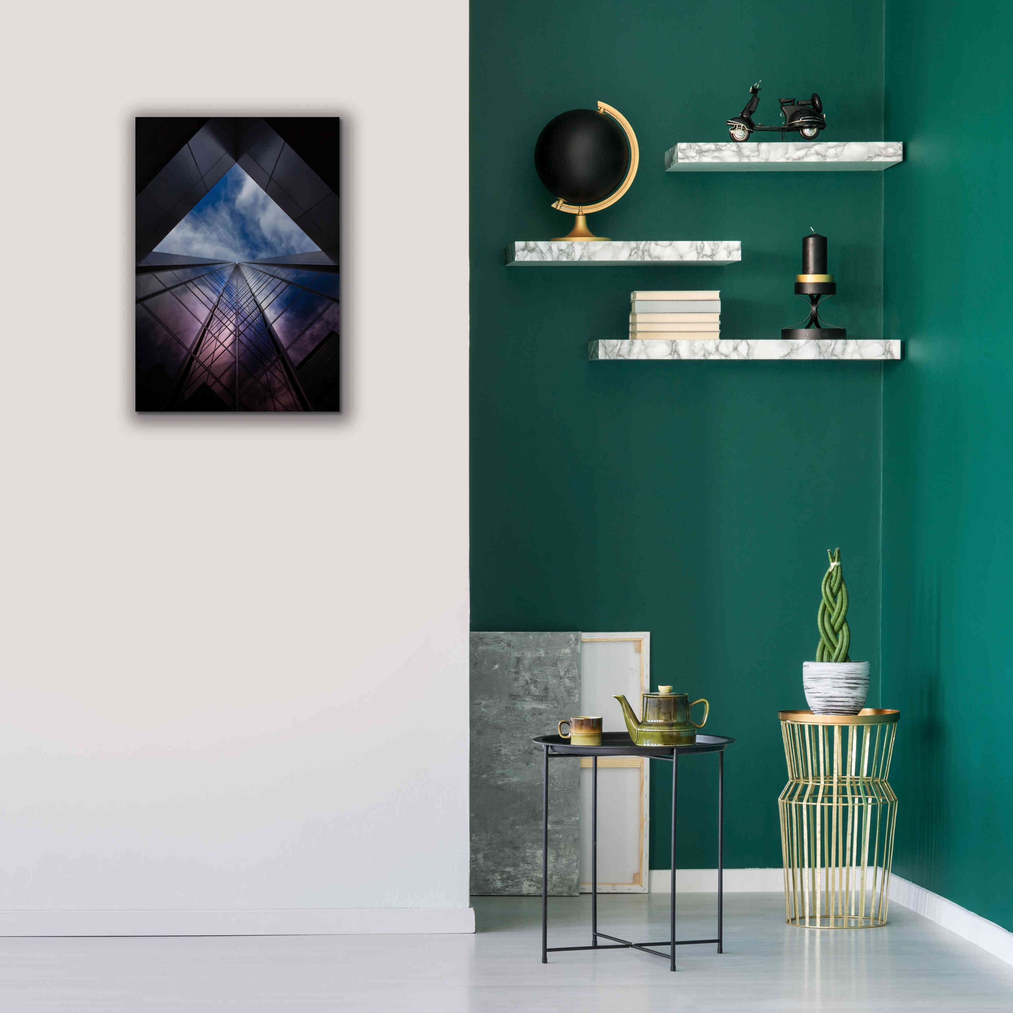 'No 100 King St W 2' by Brian Carson, Giclee Canvas Wall Art,18 x 26