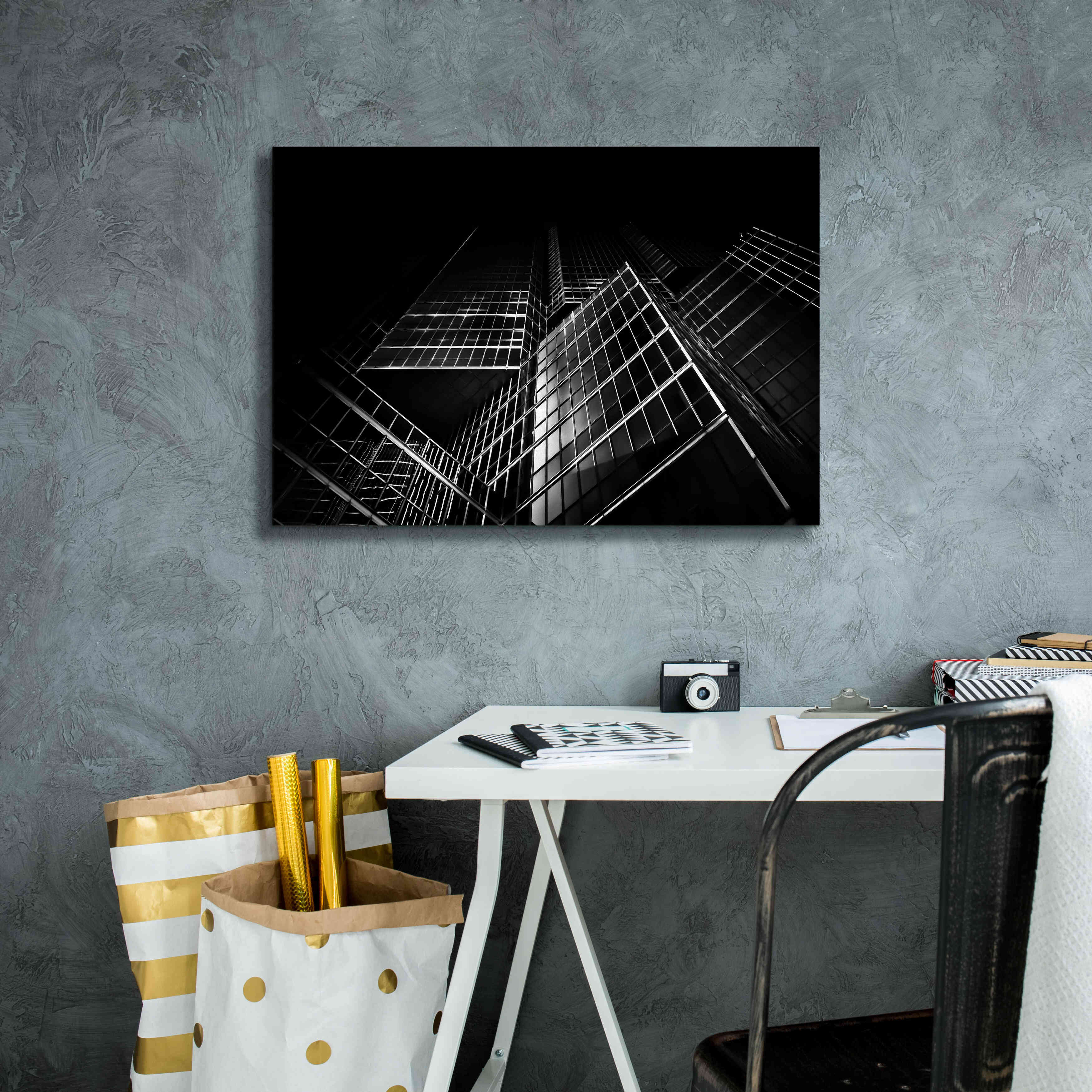 'No 200 King St W' by Brian Carson, Giclee Canvas Wall Art,26 x 18